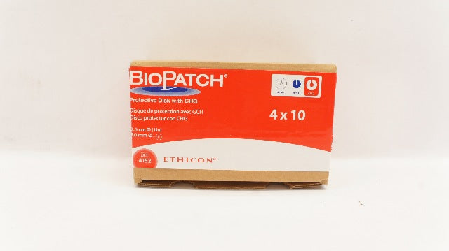 Ethicon 4152 BioPatch Protective Disk with CHG 1 inch x 7.0mm - Case of 40