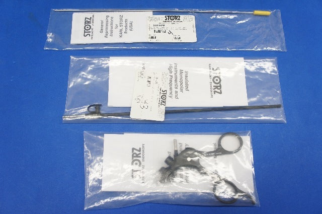 Karl Storz 33221ME Click Line MANHES Grasping Forceps, Size 5 mm, Length 30 cm