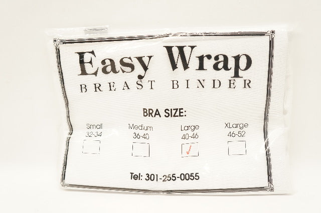 Easy Wrap Breast Binder, Bra Size, Large 40-46