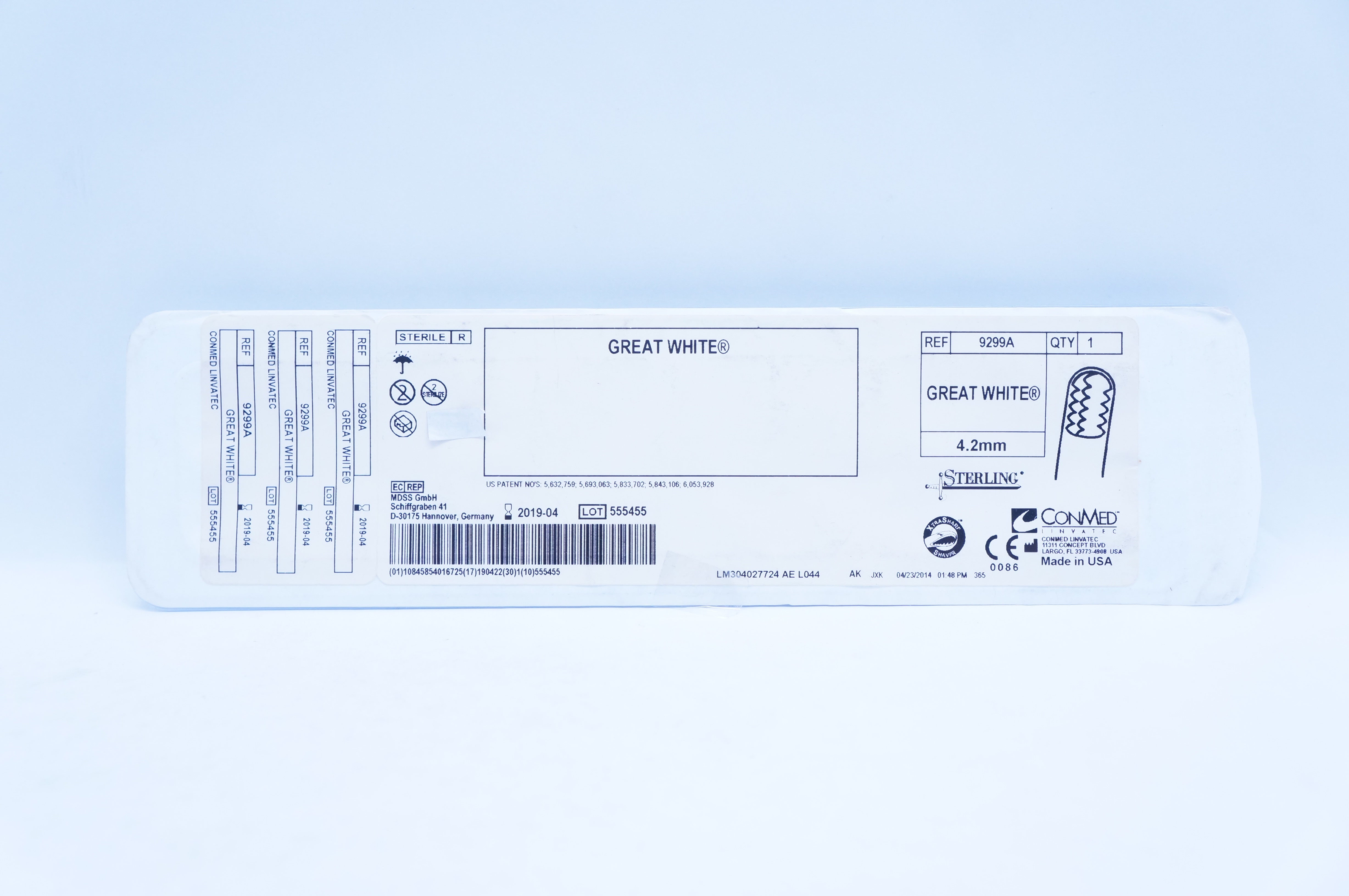 ConMed 9299A Great White 4.2mm (x)