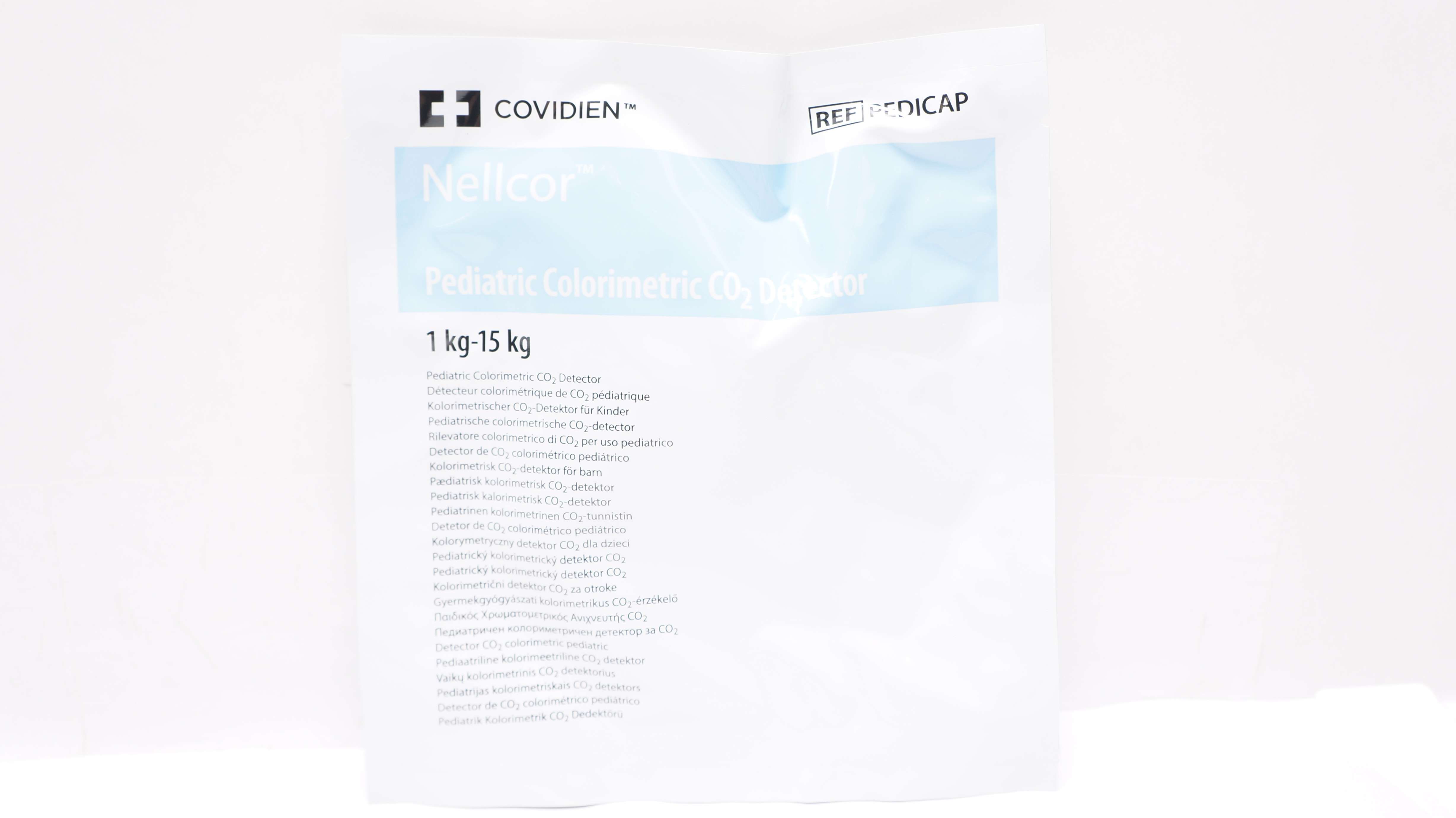 Covidien PEDICAP Nellcor Pediatric Colorimetric CO2 Detector 1 kg-15g