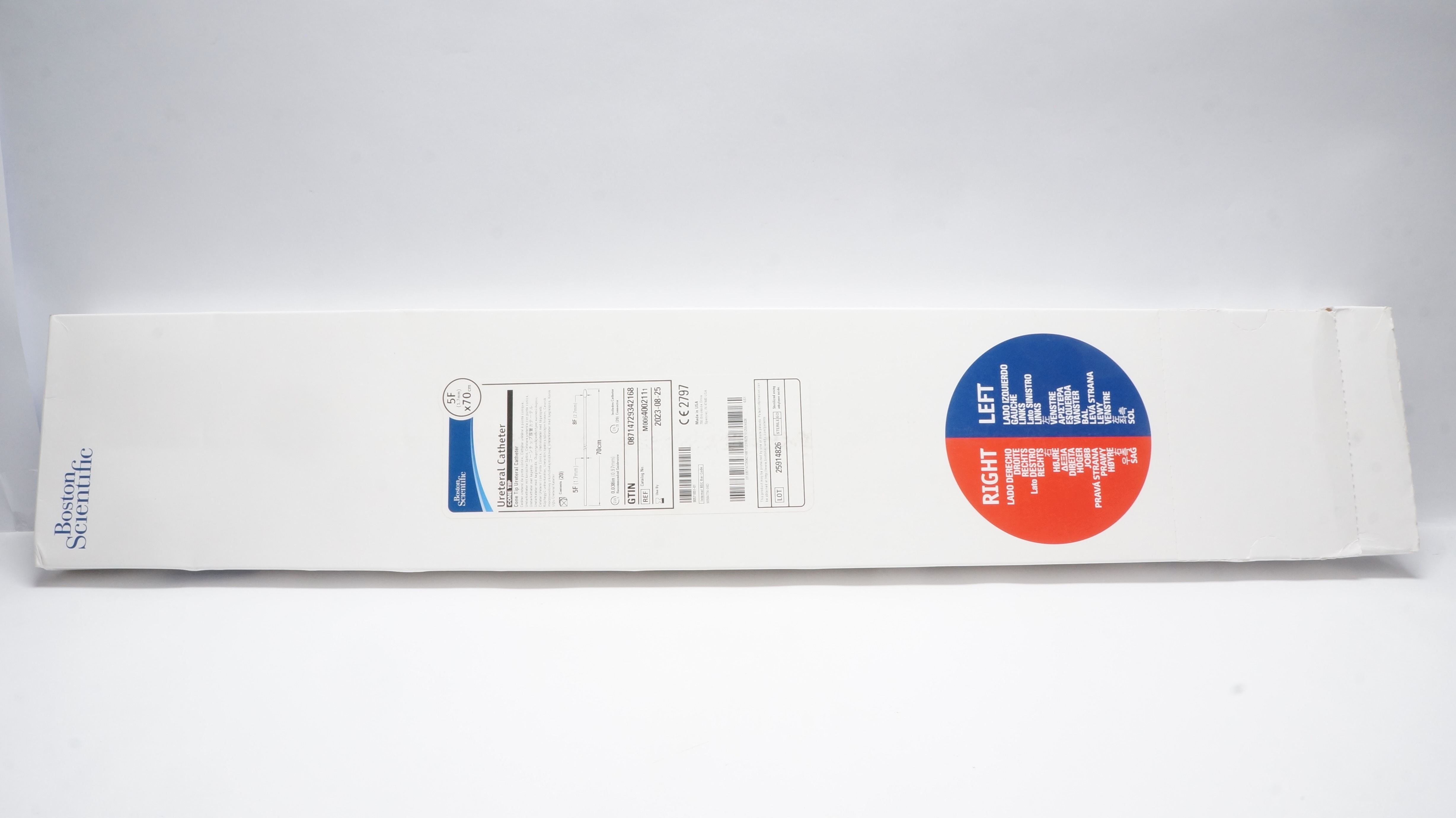 Boston Scientific 400211 Cone Tip Ureteral Cath. 5F x 70cm (x) - Box of 20