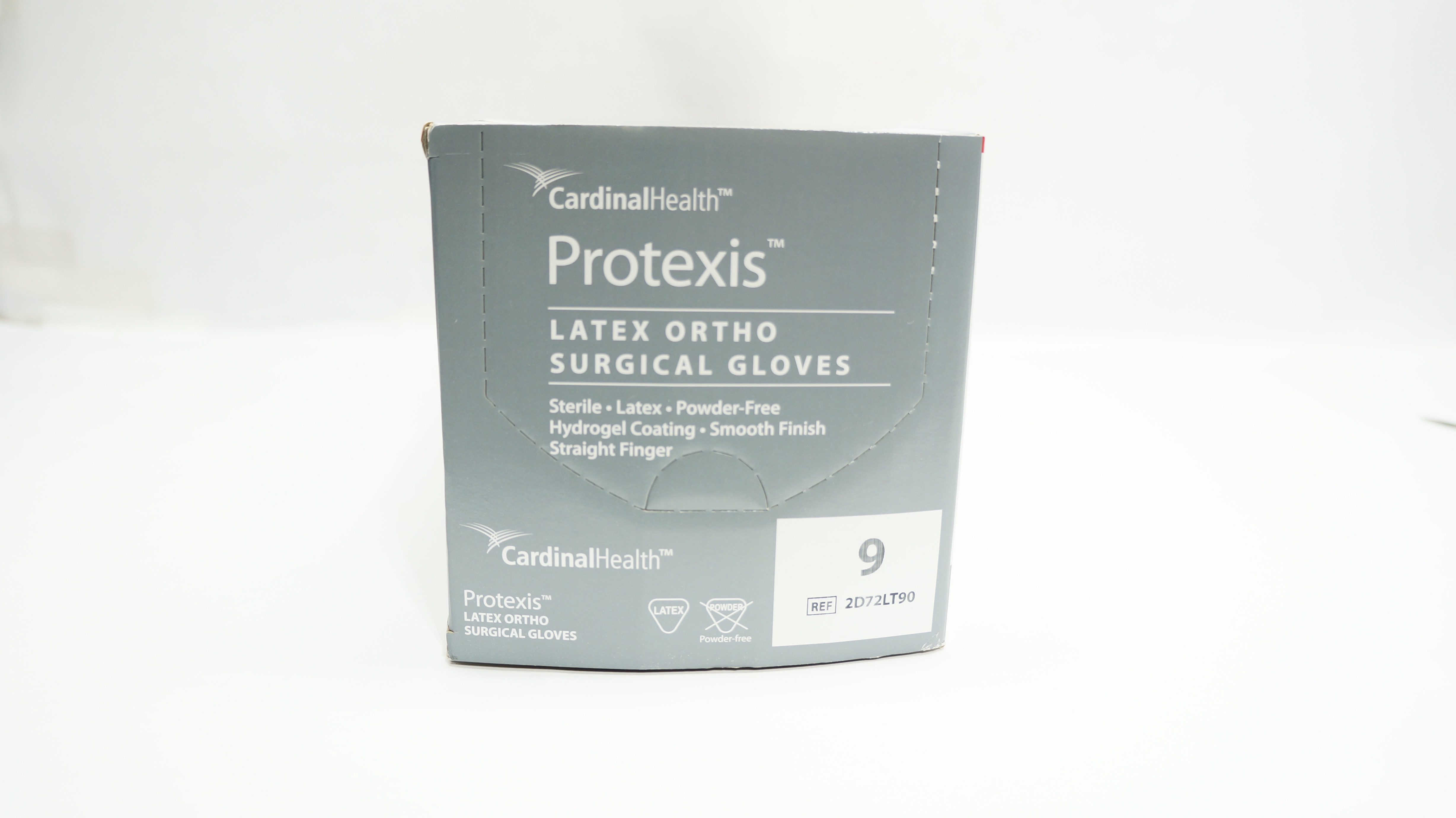 Cardinal Health 2D72LT90 Protexis Latex Ortho Surgical Gloves Size 9 - Box of 40