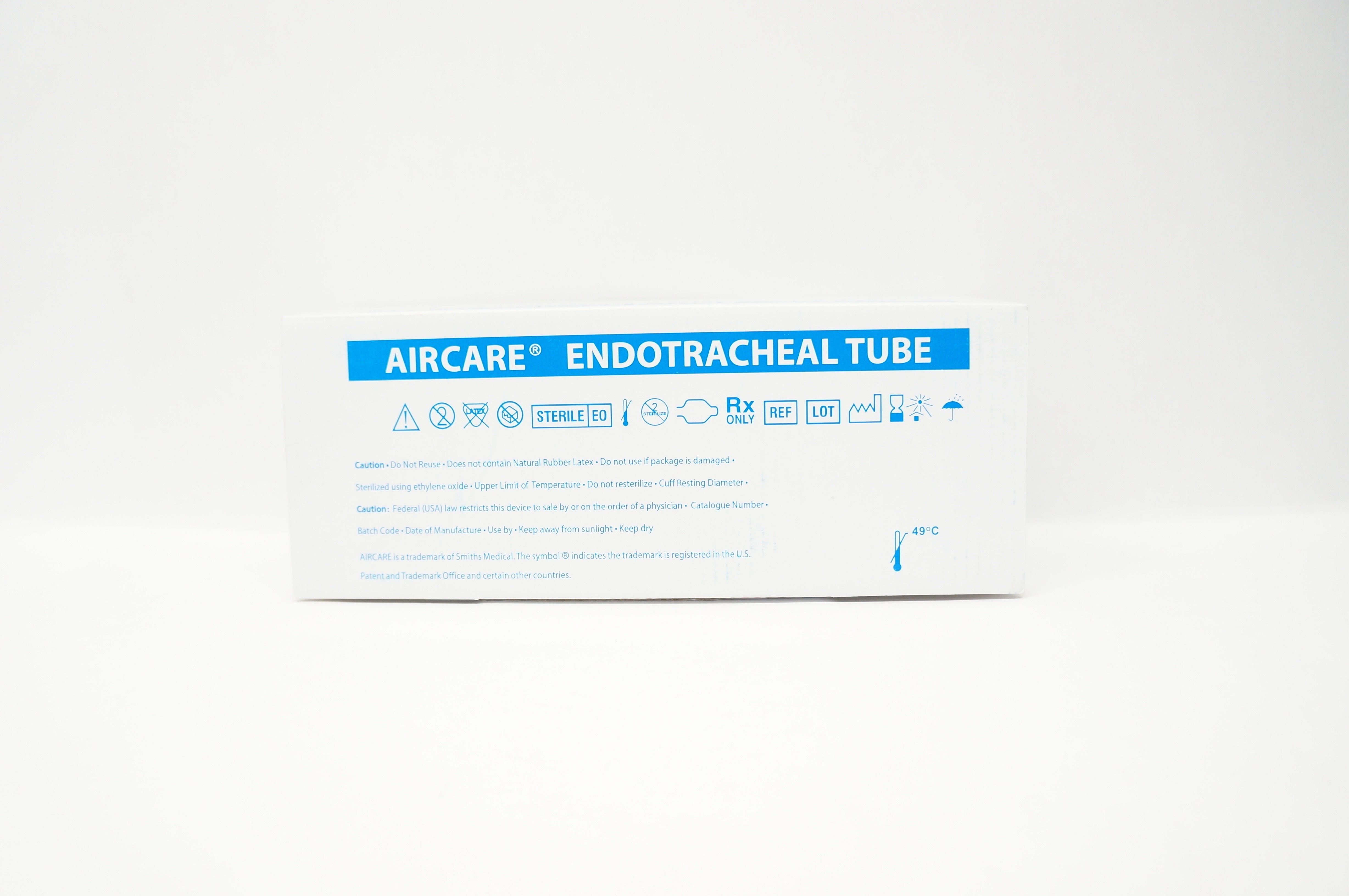 Smiths Medical 100/101/045 Aircare Endotracheal Tube ID 4.5 mm OD 6.5 mm (x)