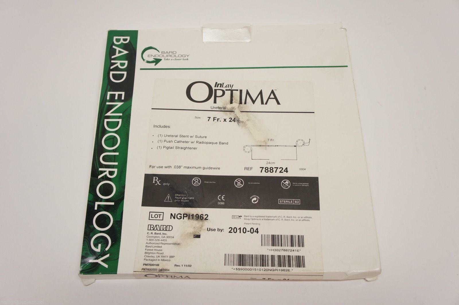 788724 ~ Bard Ureteral 7Fr. x 24cm (x)