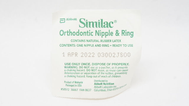 Abbott 50512 Similac Orthodontic Nipple & Ring (x)