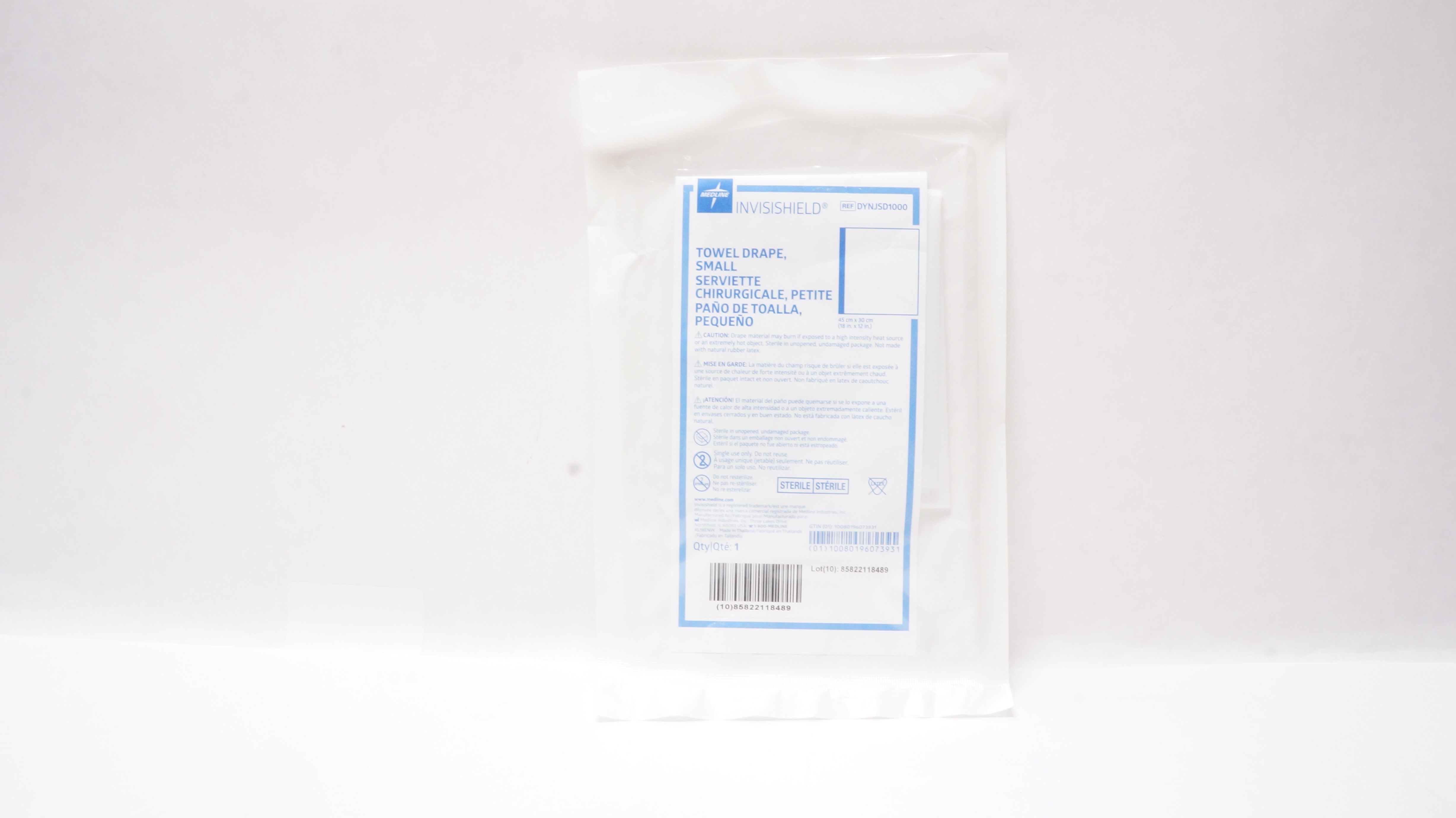 Medline DYNJSD1000 Invisishield Towel Drape 18inch x 12inch