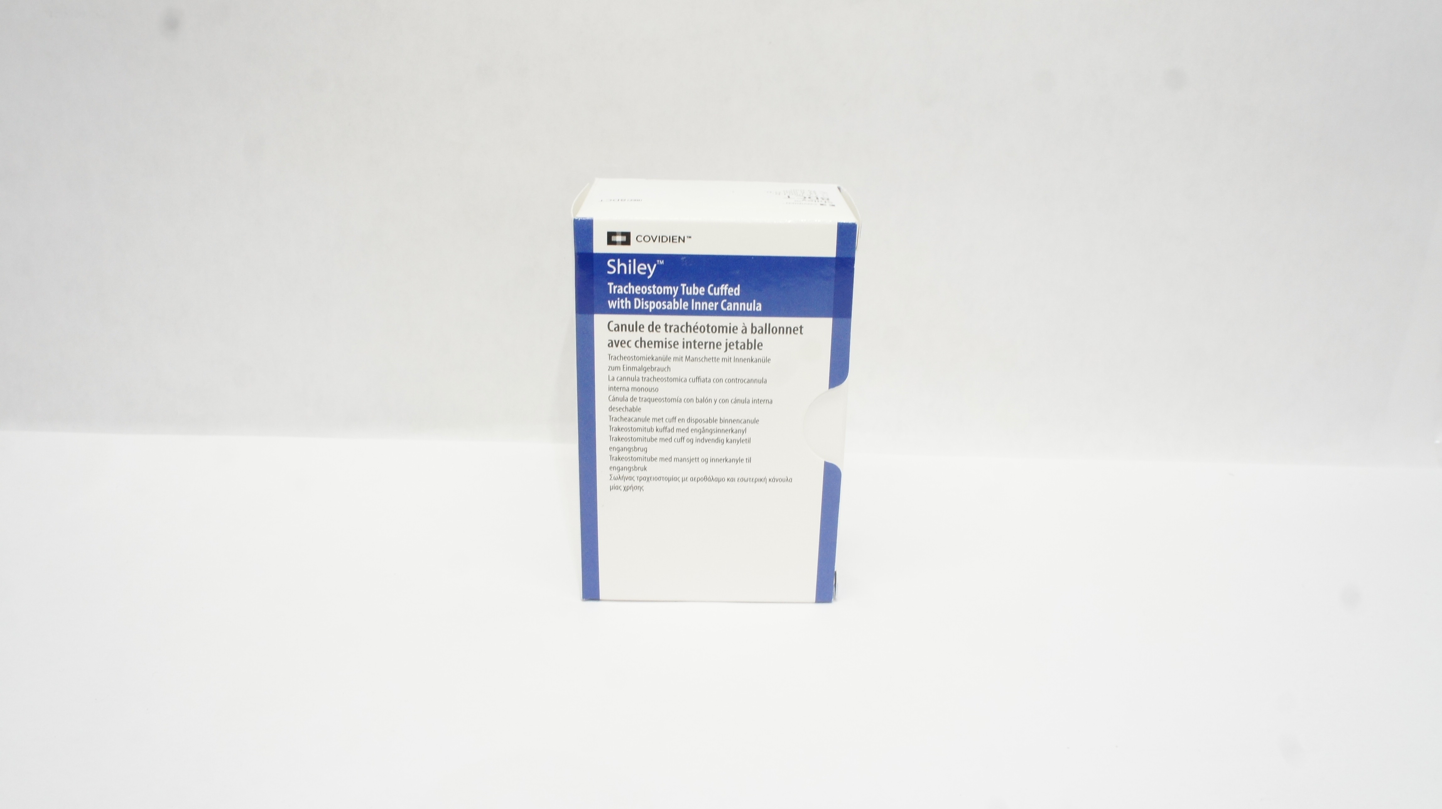 Covidien 8DCT Shiley Tracheostomy Tube Cuffed 7.6 ID x 12.2 OD x 27.0mm x 79mm