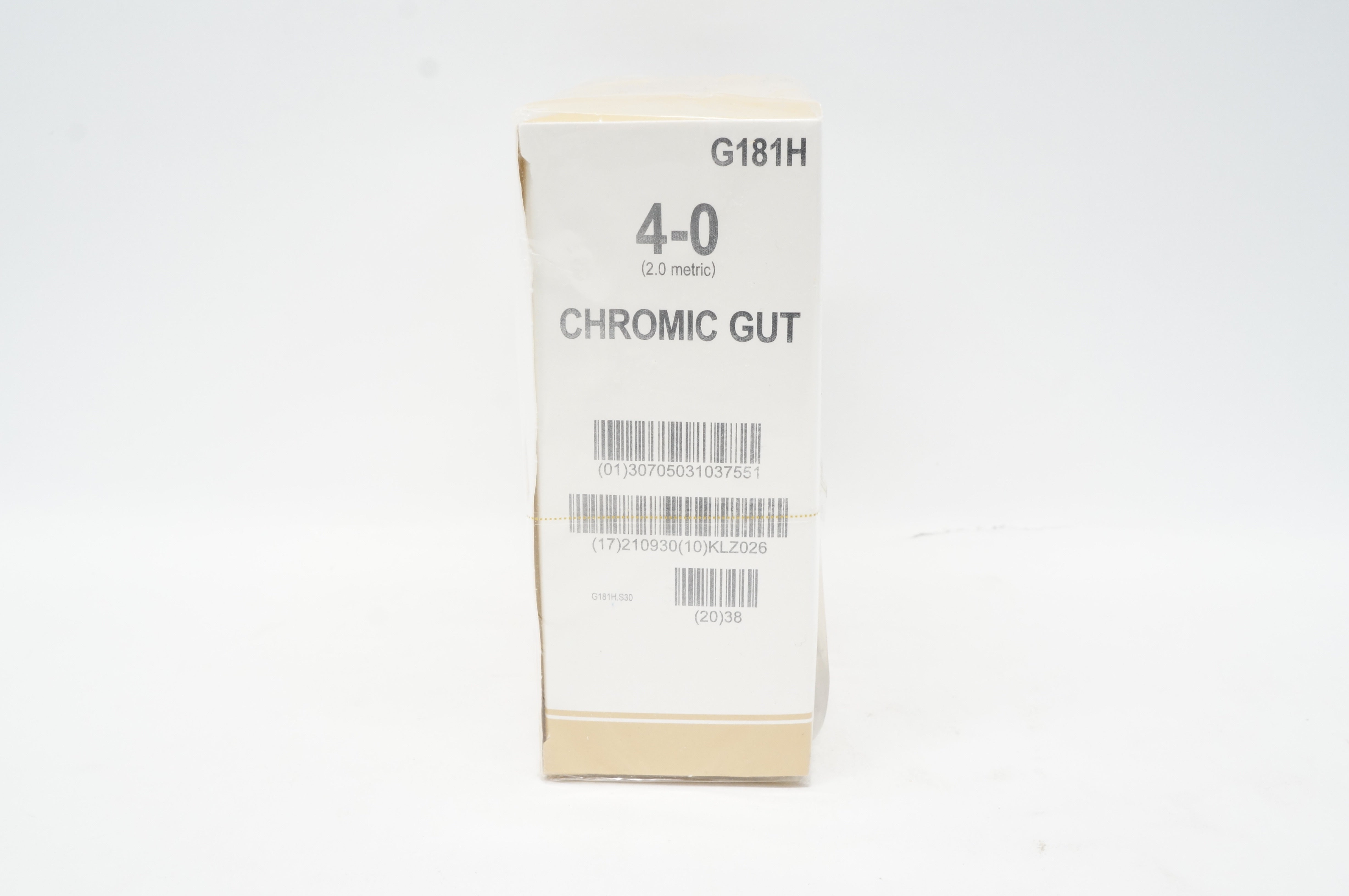 Ethicon G181H 4-0 CHROMIC GUT SH-1 22mm 1/2c Taper 27inch - Box of 36