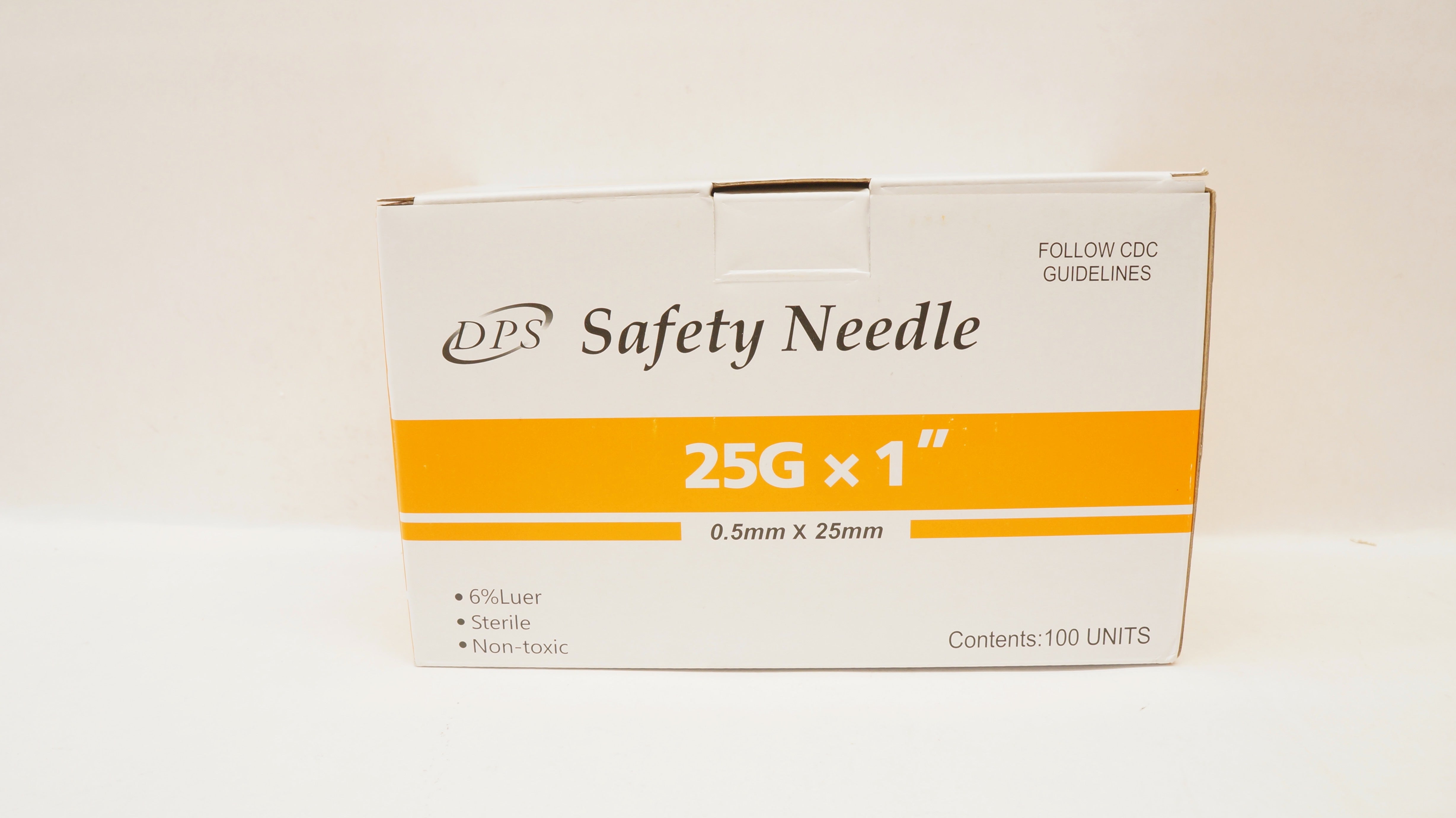 Duopross Meditech 100800000066 DPS Safety Ndle 25G x 1inch - Box of 100