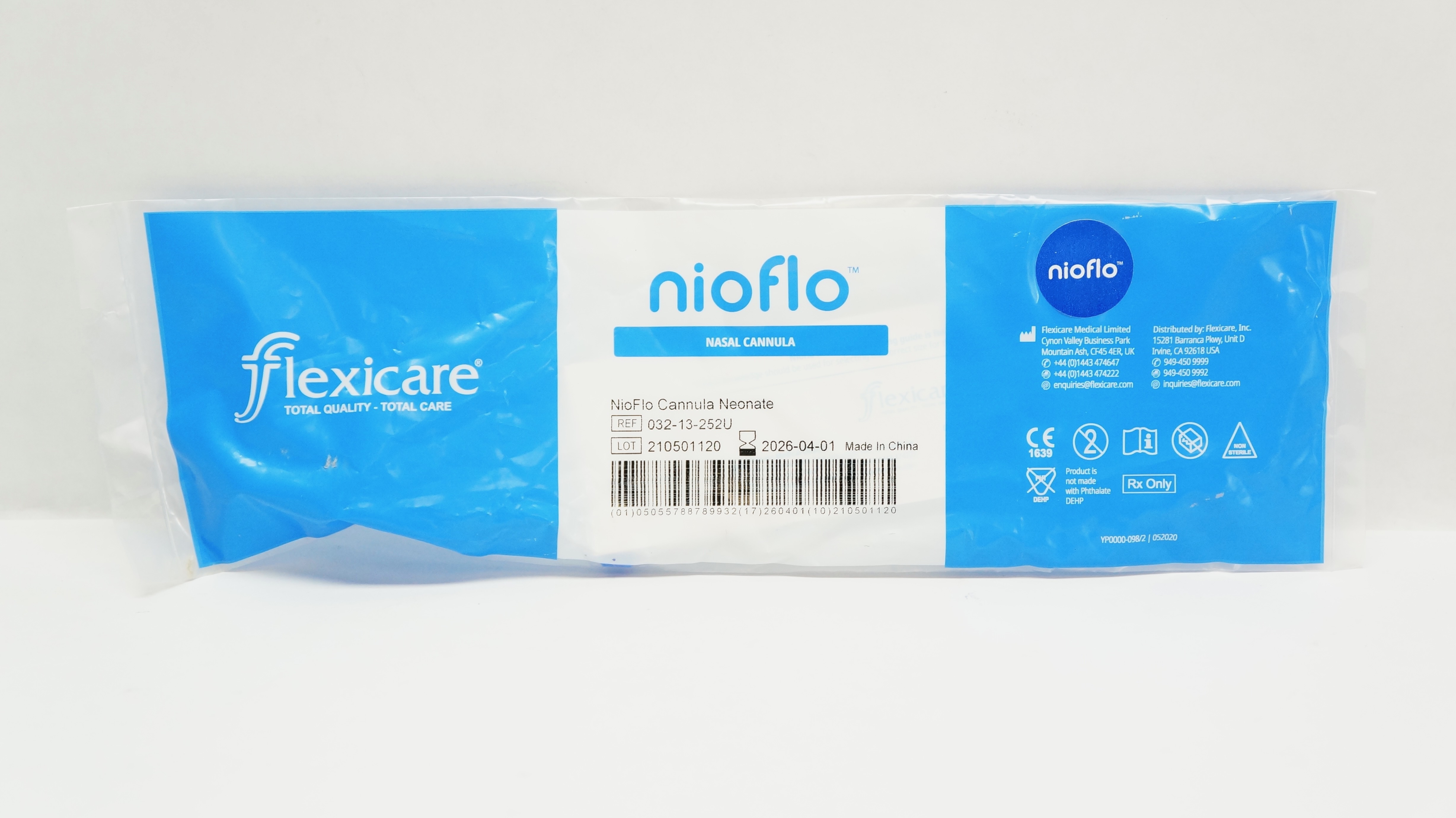 Flexicare 032-13-252U Nioflo Nasal Cannula Neonate