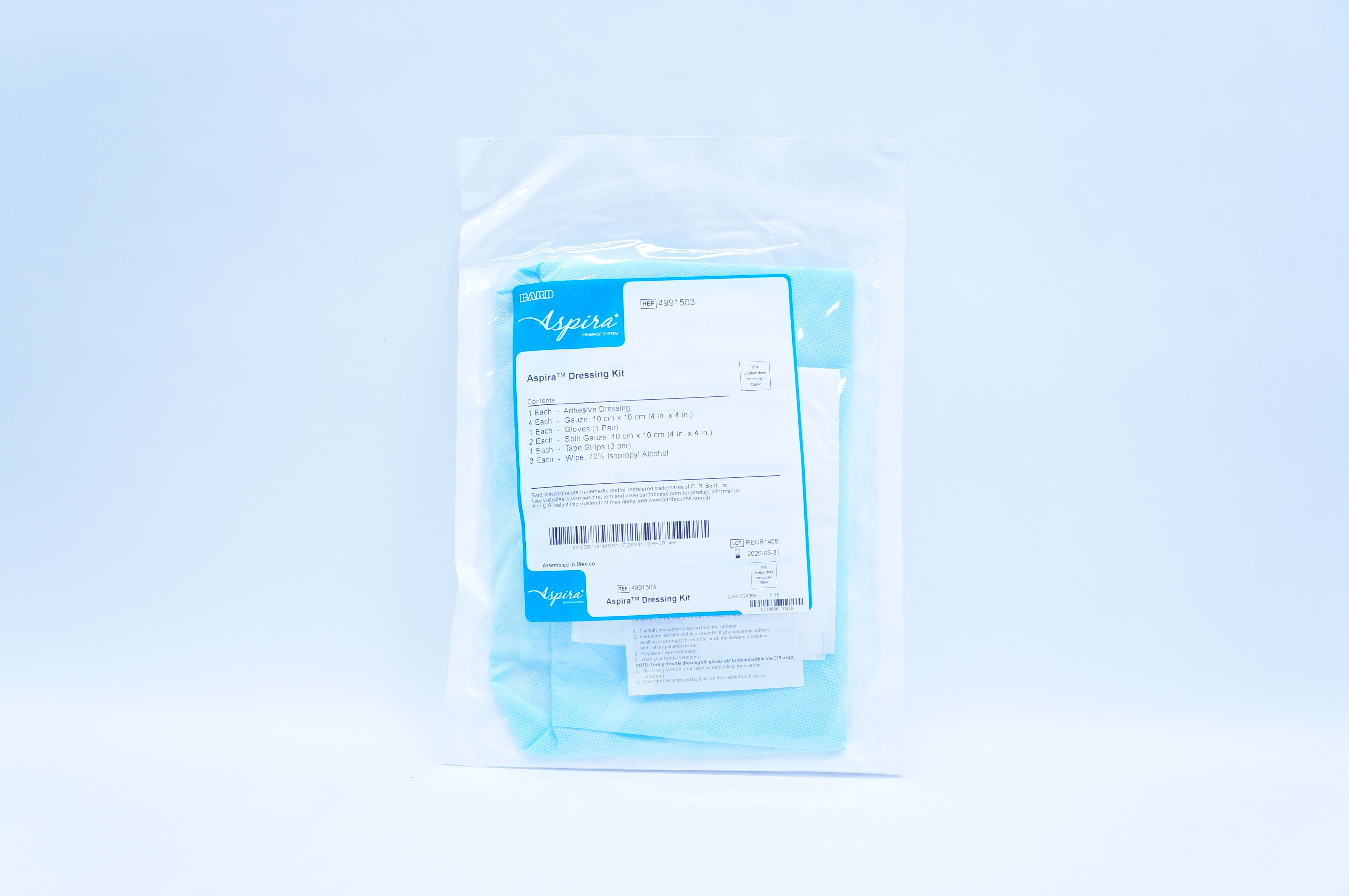 Bard 4991503 Aspira Drainage System Dressing Kit (x)