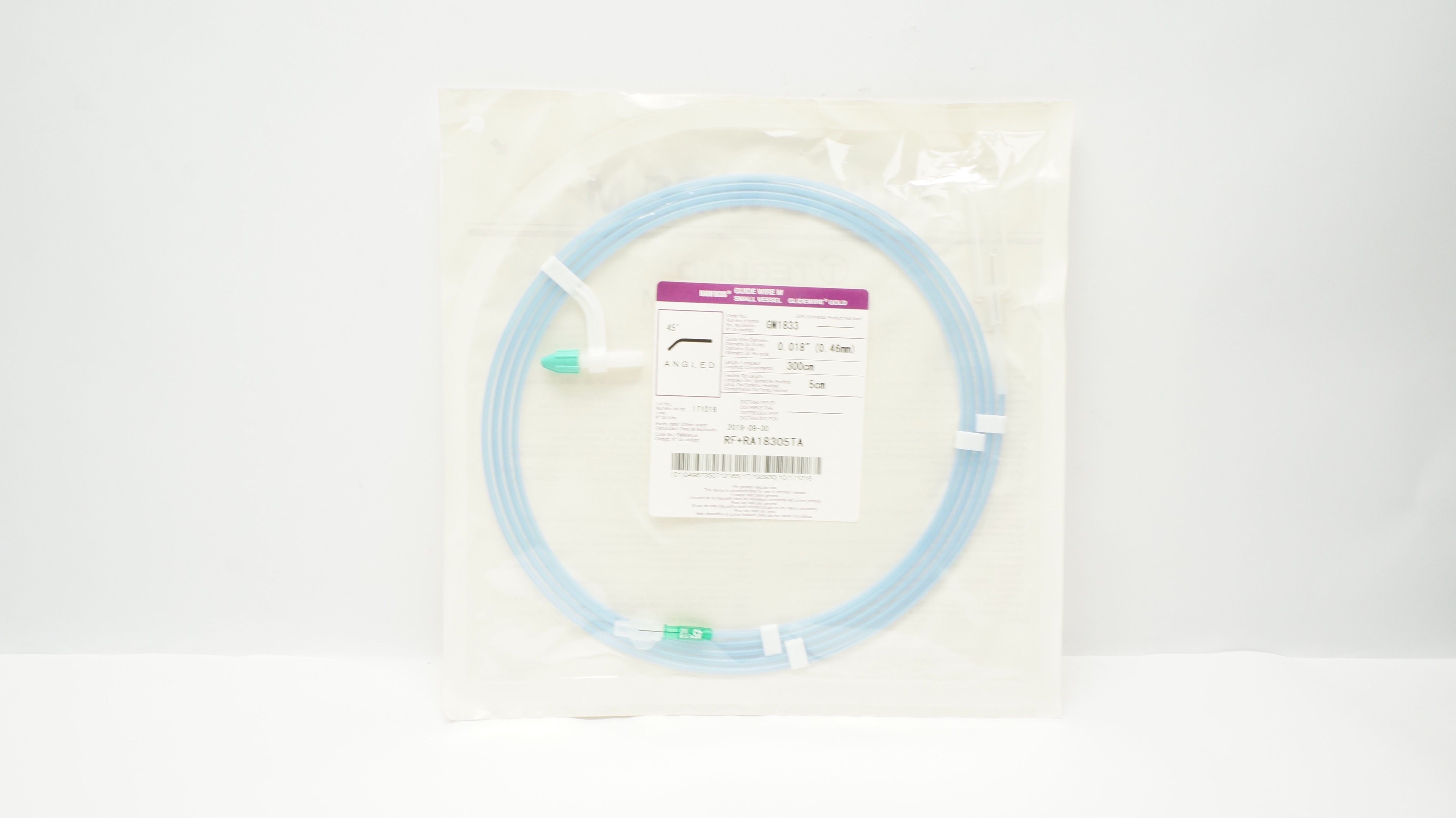 Terumo RA18305TA Guide Wire M Small Vessel Gold Angled 45° 300cm x 5cm (x)