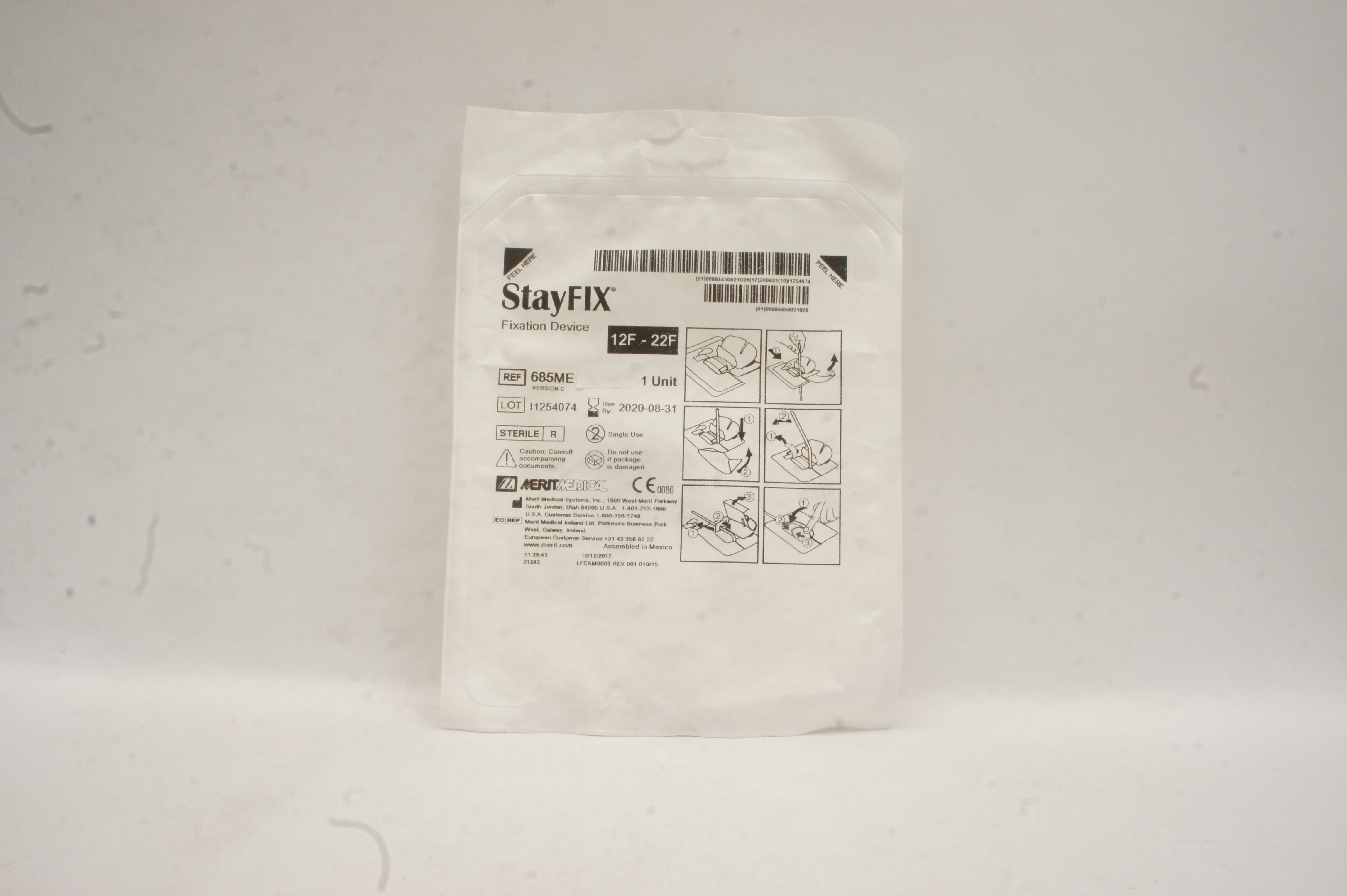 Merit Medical 685ME StayFix Fixation Device 12F-22F (x)