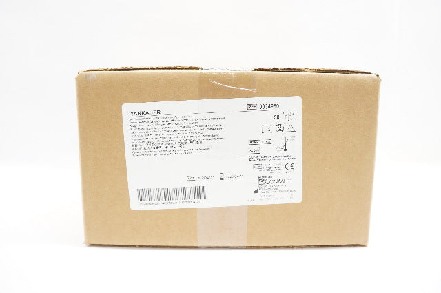 ConMed 0034980 Yankauer Suction Instrument w/Control Vent, Open Tip - Case of 50