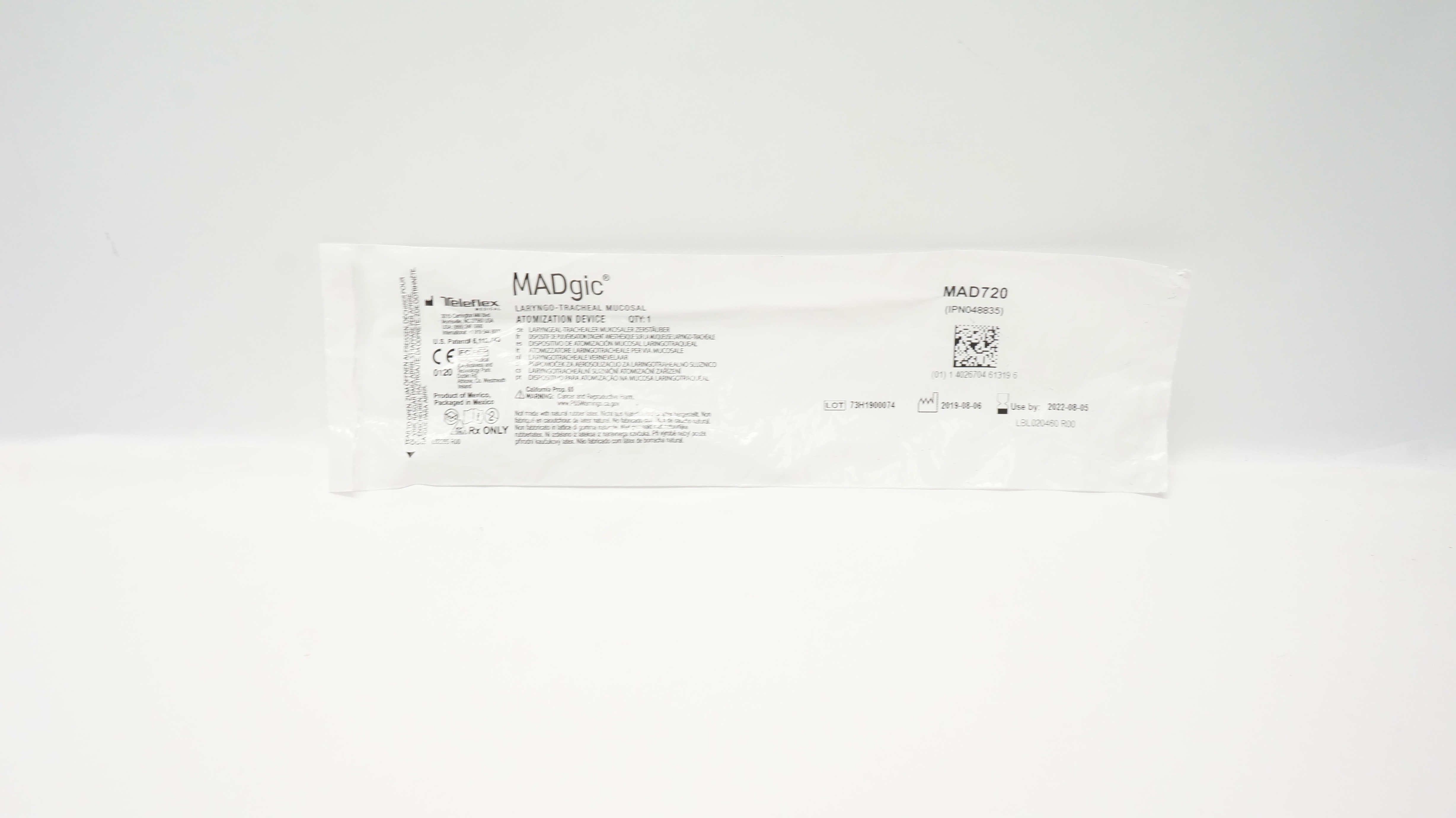 Teleflex MAD720 MADgic Pediatric Laryngo-Tracheal Mucosal Atomizer (x)