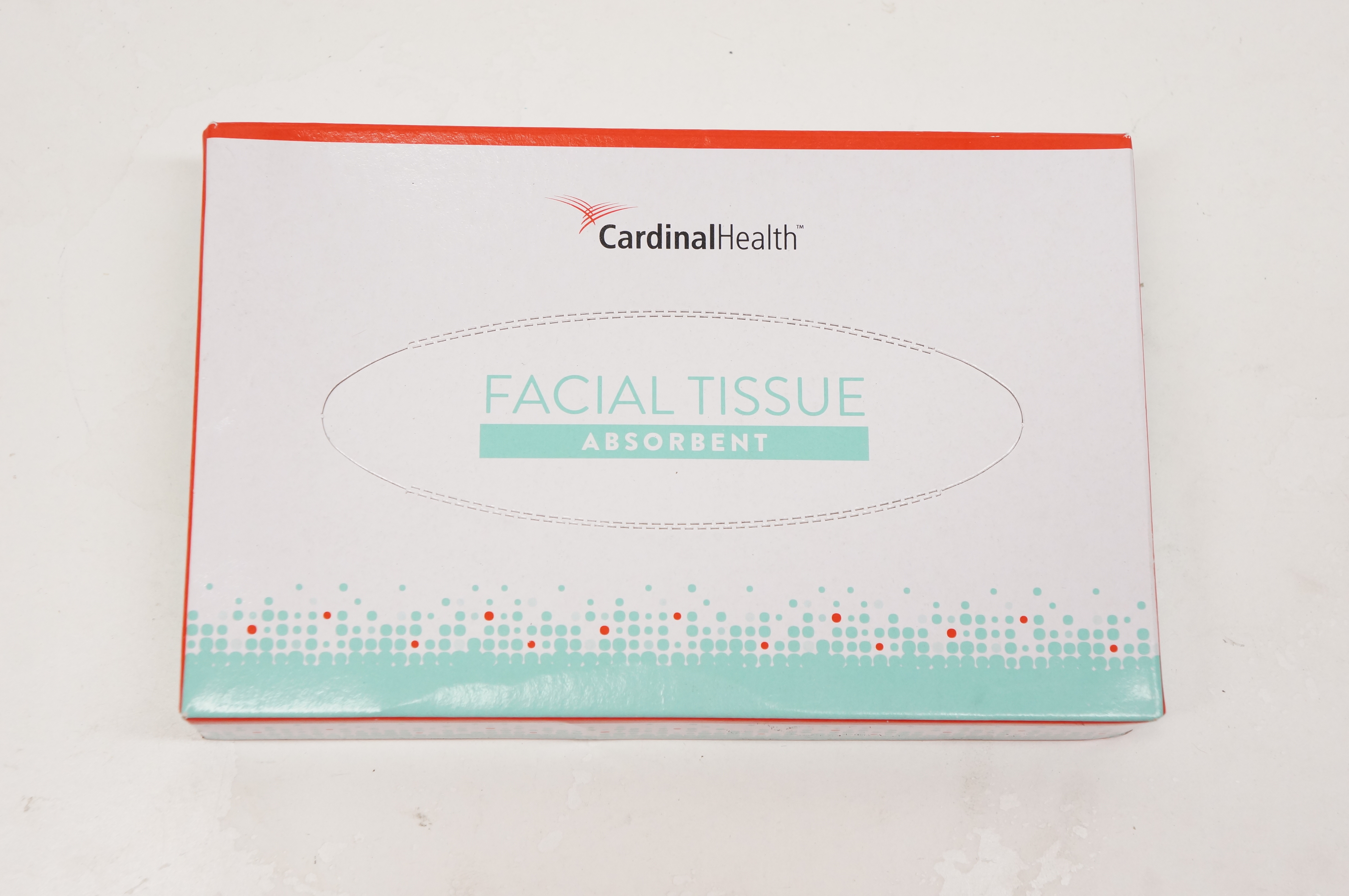 Cardinal Health 10310-025 Facial Tissue Absorbent, 5.7inch x 7inch - Box of 40