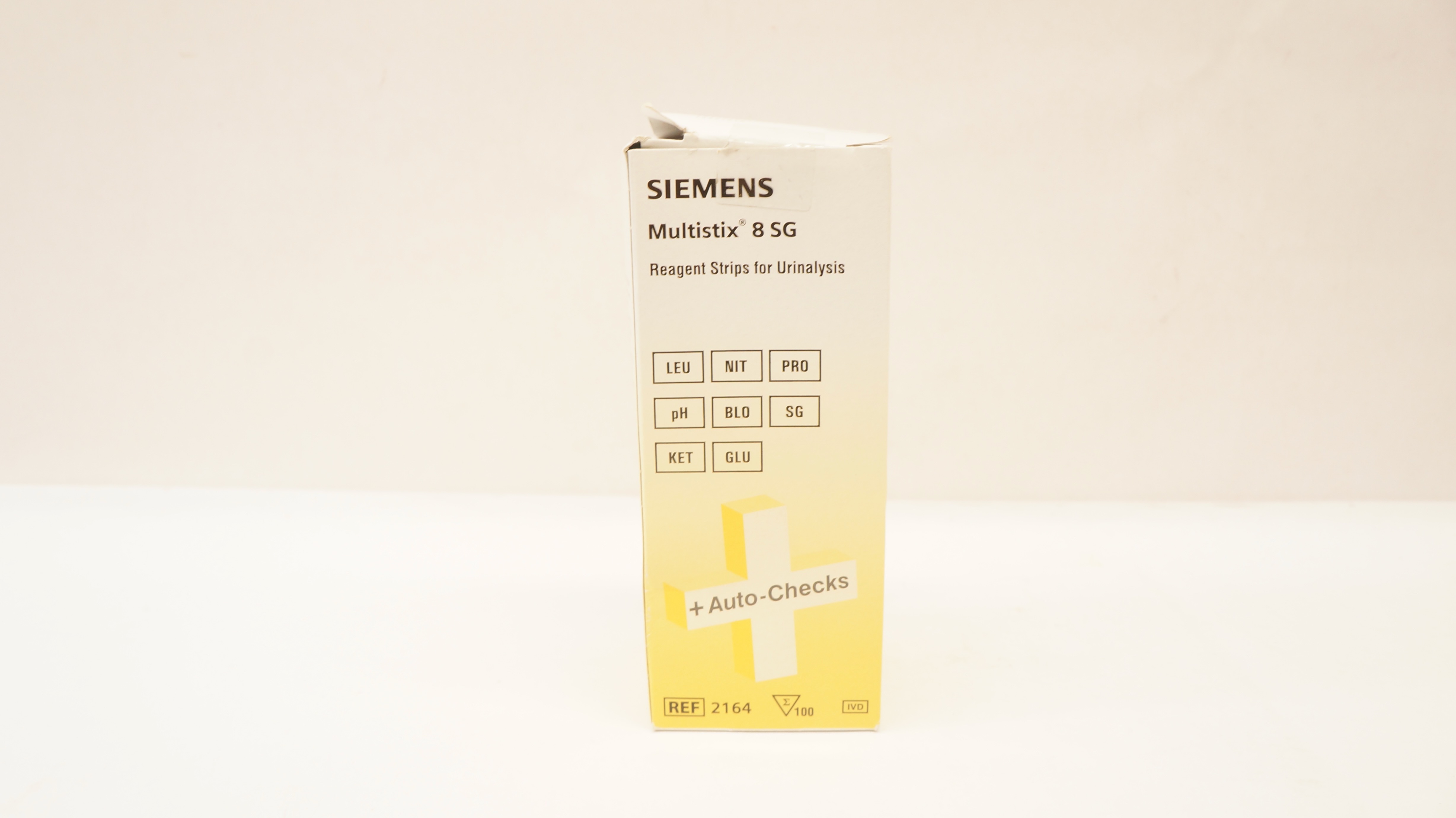 Siemens 2164 Multistix 8SG Reagent Strips for Urinalysis (x) - Box of 100