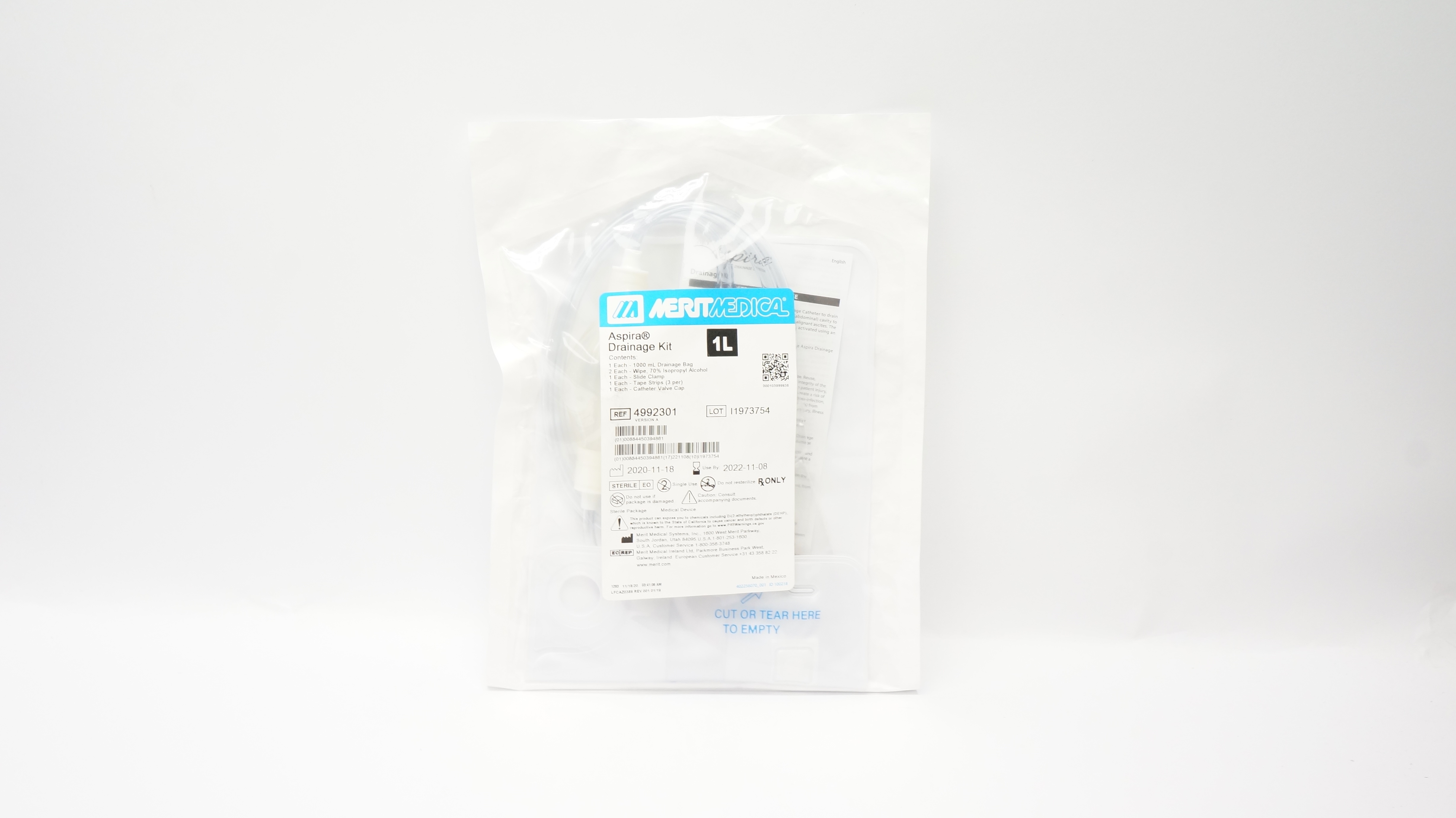 Merit Medical 4992301 Aspira Drainage Kit 1L (x)