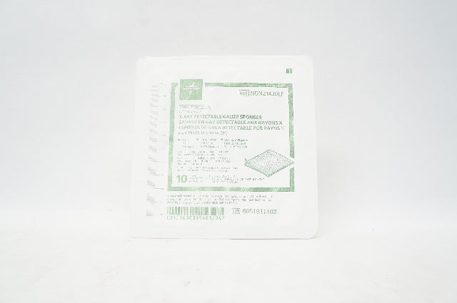 Medline NON21430LF ACCU-SORB X-Ray Detectable Gauze Sponges 4x4inch - Pack of 10