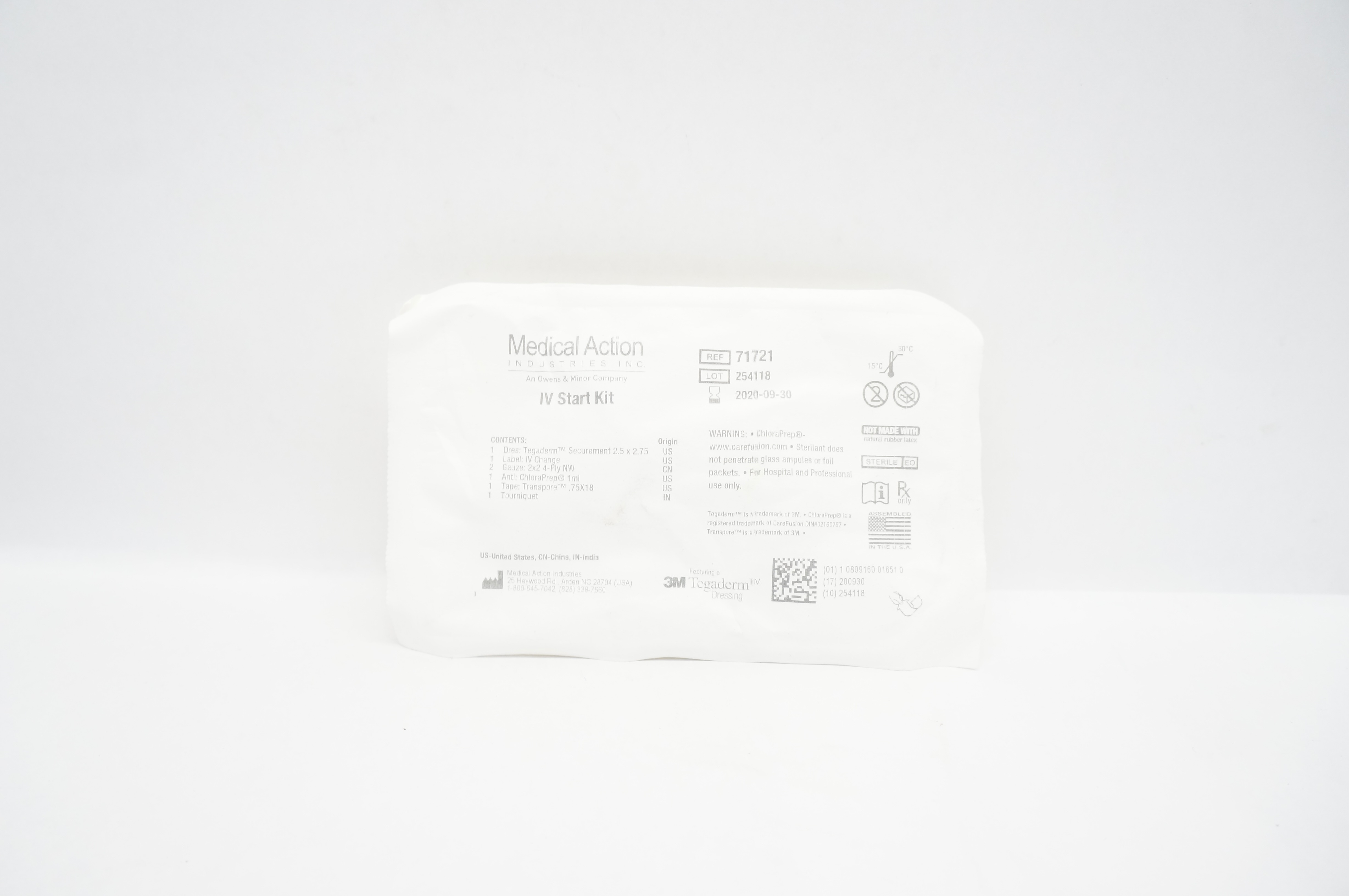 Medical Action Industries 71721 3M Tegaderm IV Start Kit (x)