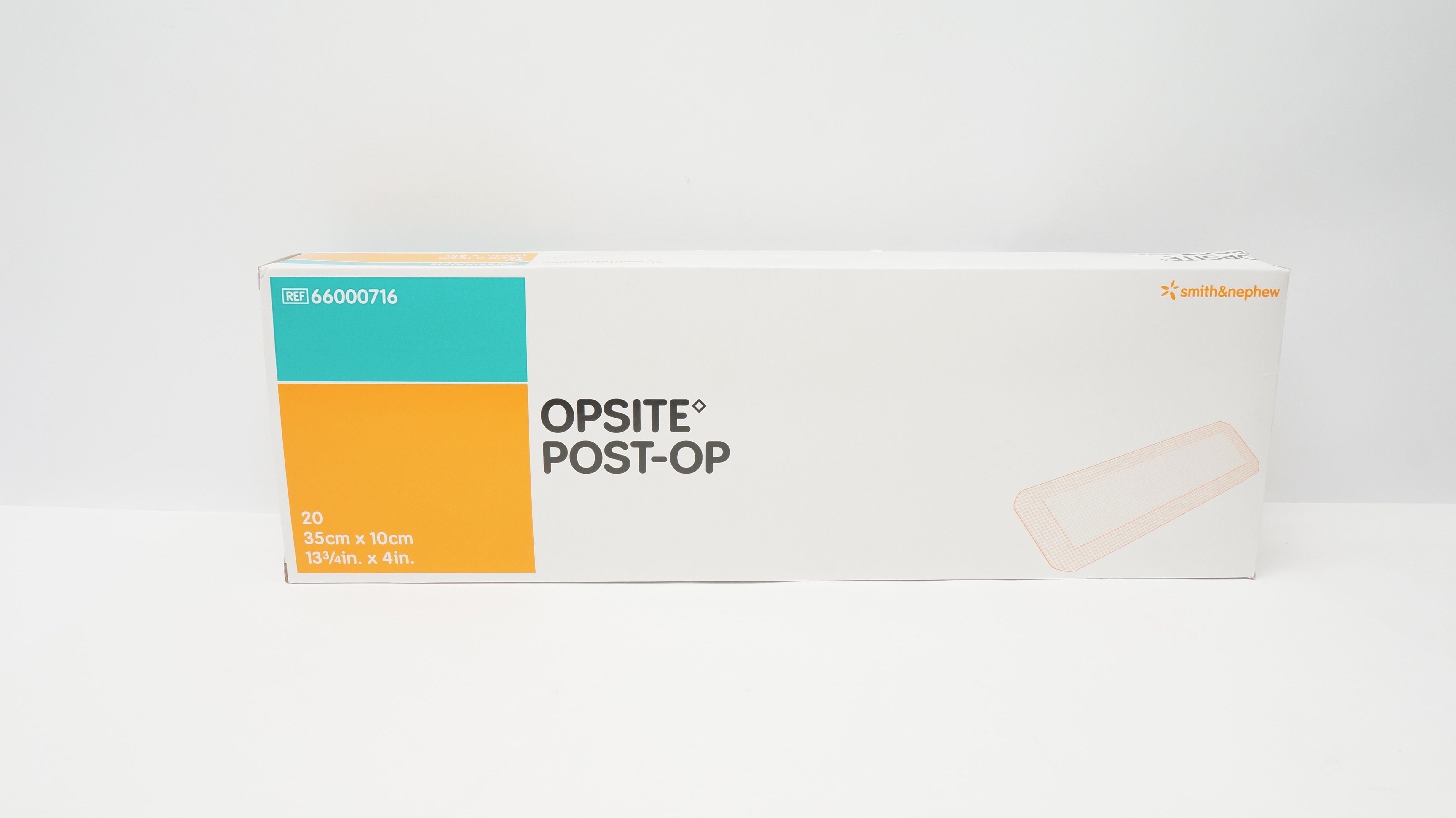 Smith&Nephew 66000716 Opsite Post-Op Film Dressing 13-3/4 x 4inch - Box of 20