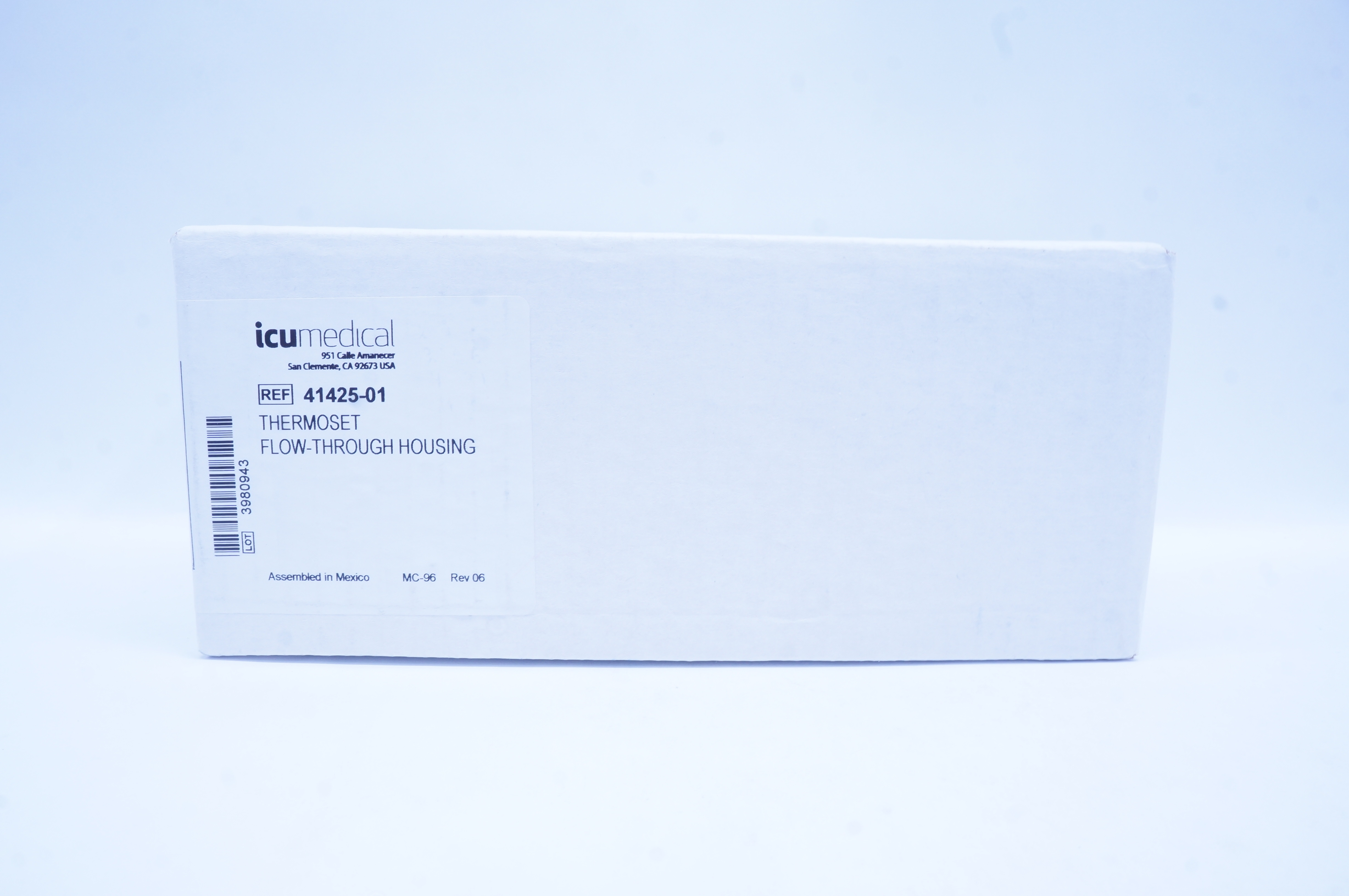 ICU Medical 41425-01 Thermoset Flow-Through Housing