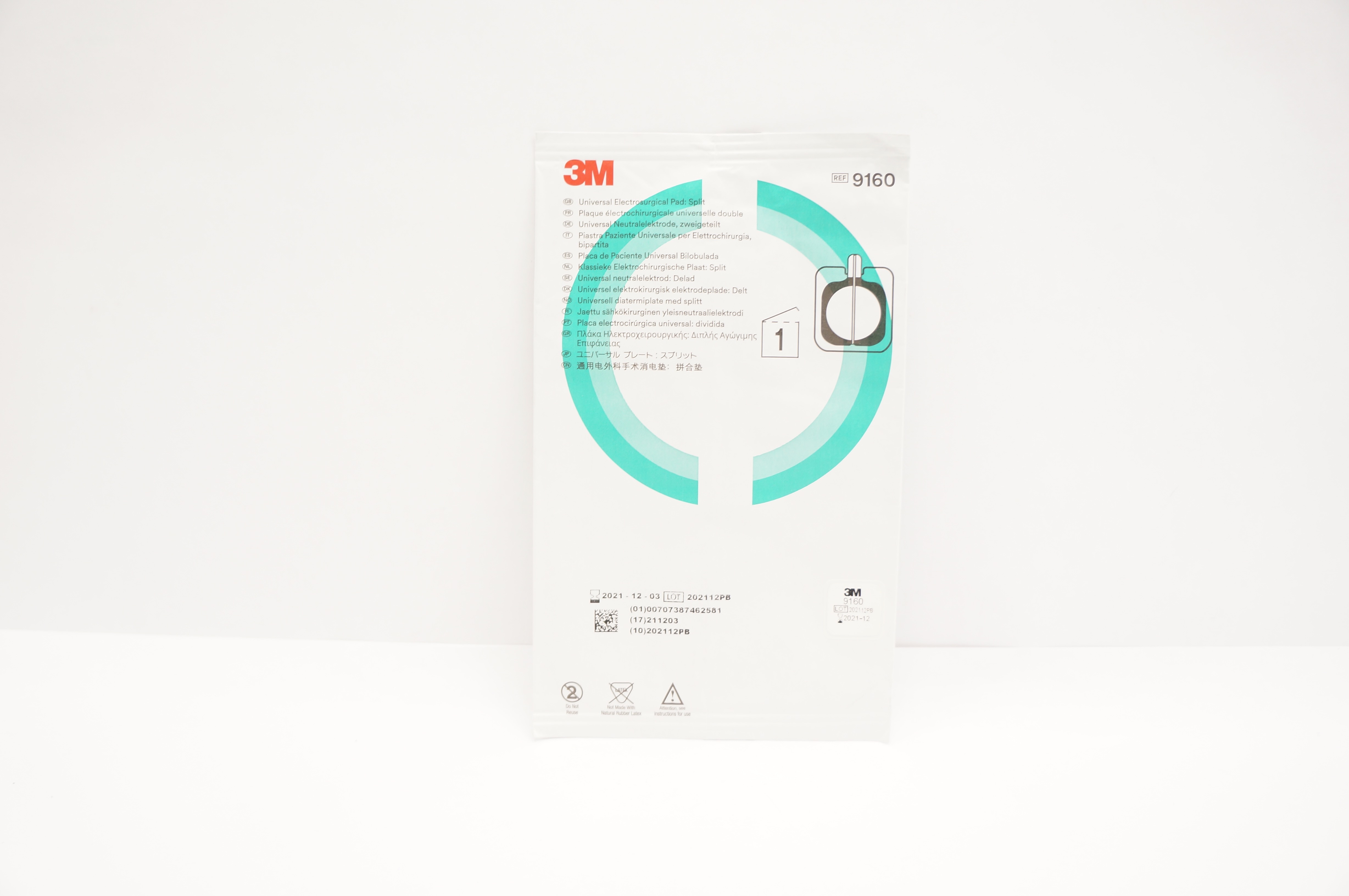 3M 9160 Universal Electrosurgical Pad: Split (x)