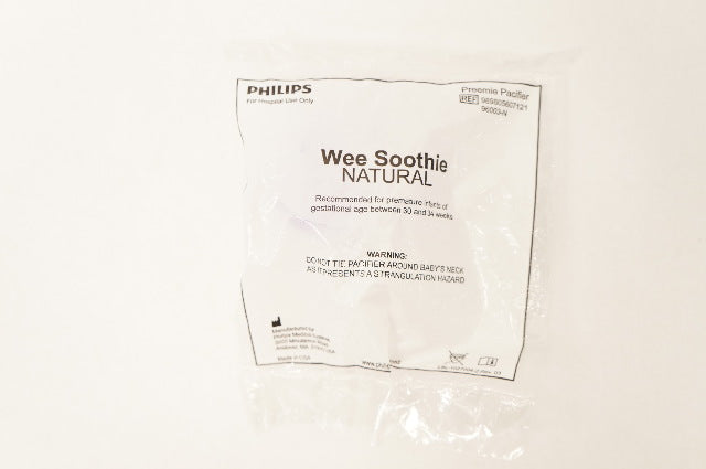 Philips 989805607121/96003-N Preemie Pacifier Wee Soothie Natural