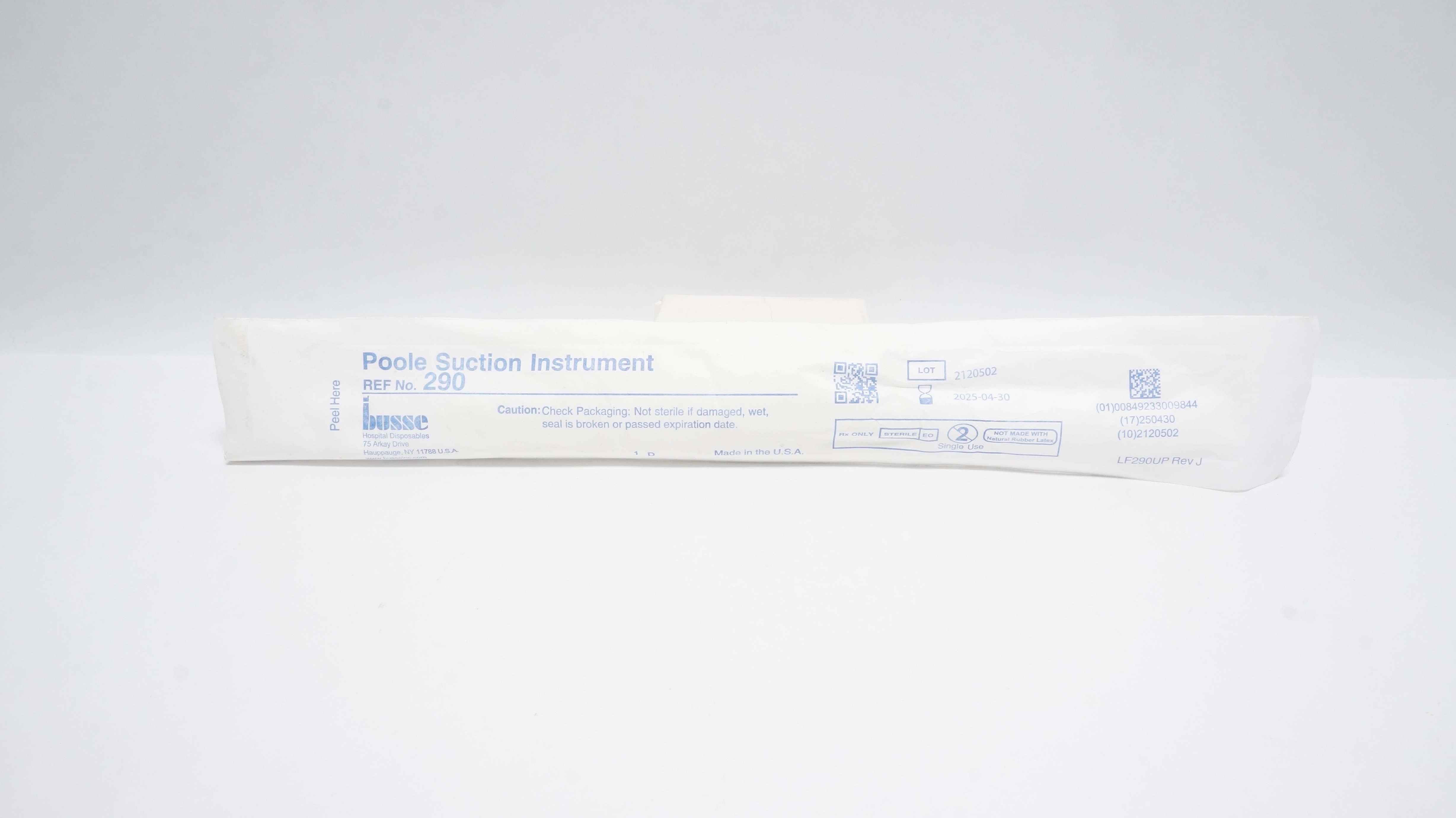 Busse 290 Poole Suction Instrument (x)