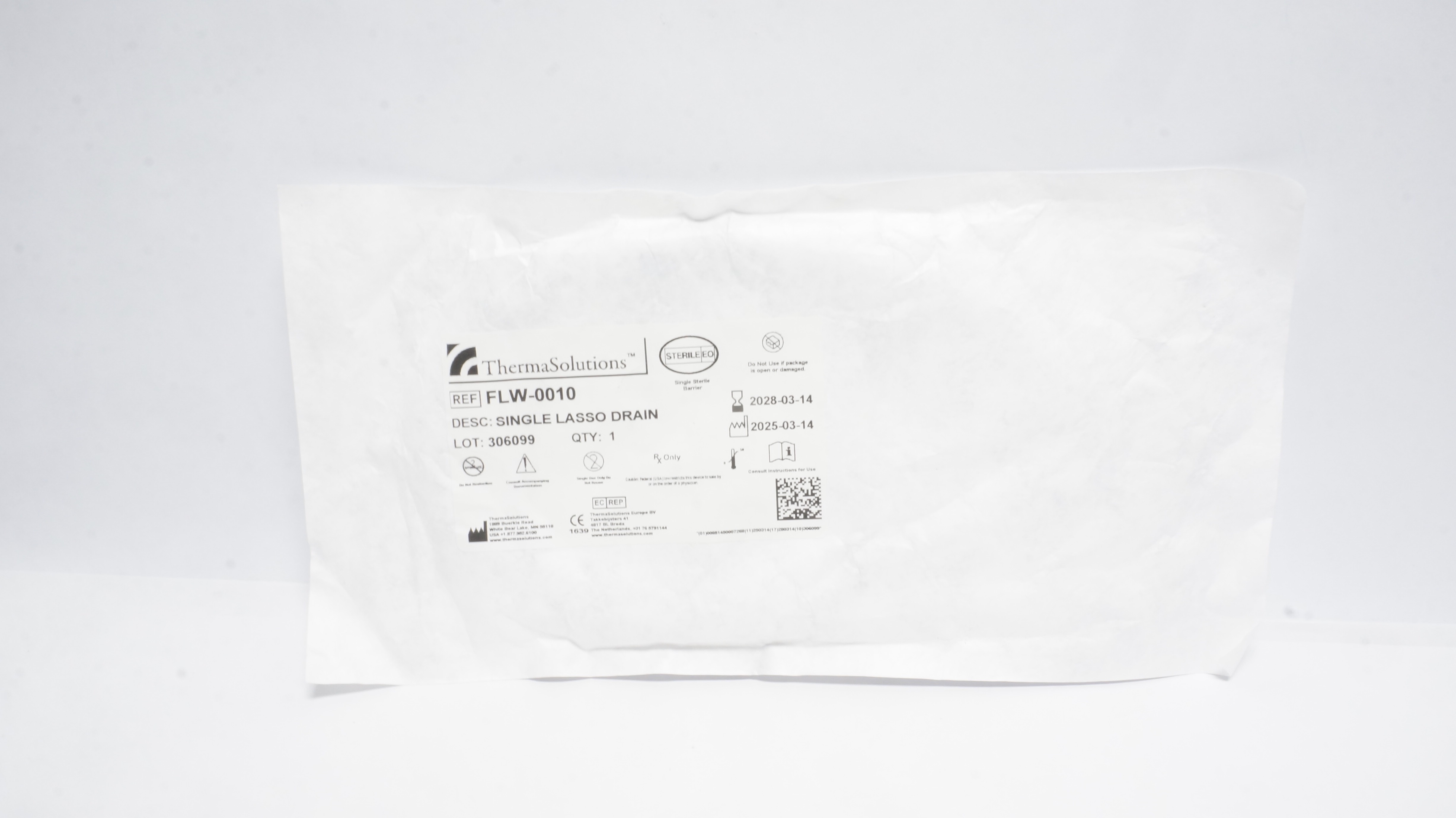 ThermaSolutions FLW-0010 Single Lasso Drain