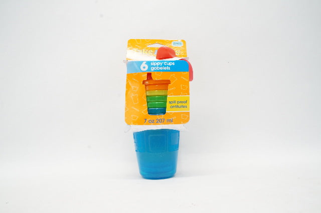 6 Sippy Cups Gobelets, 6m+, 7oz