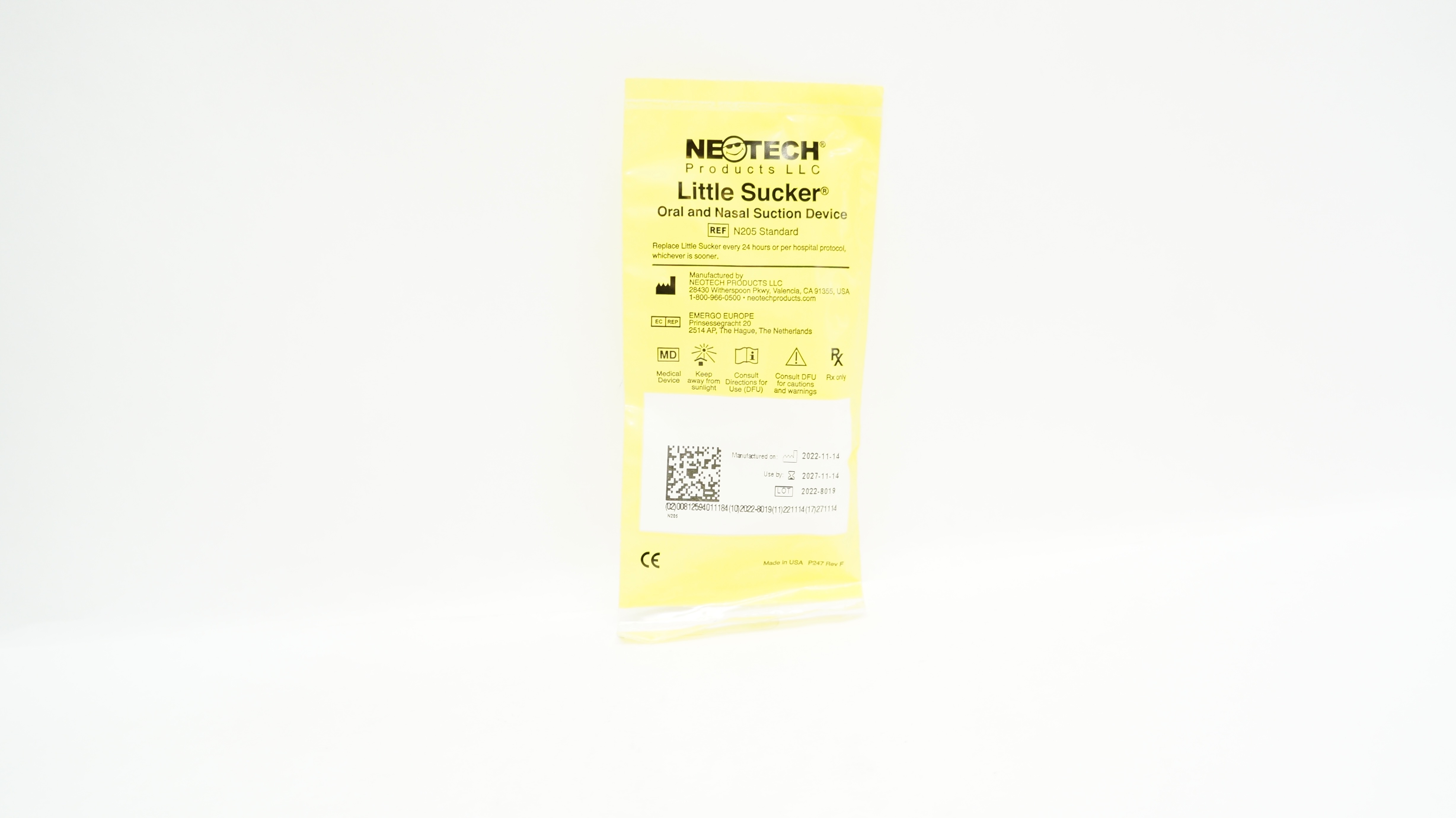 Neotech N205 Standard Little Sucker Oral and Nasal Suction Device