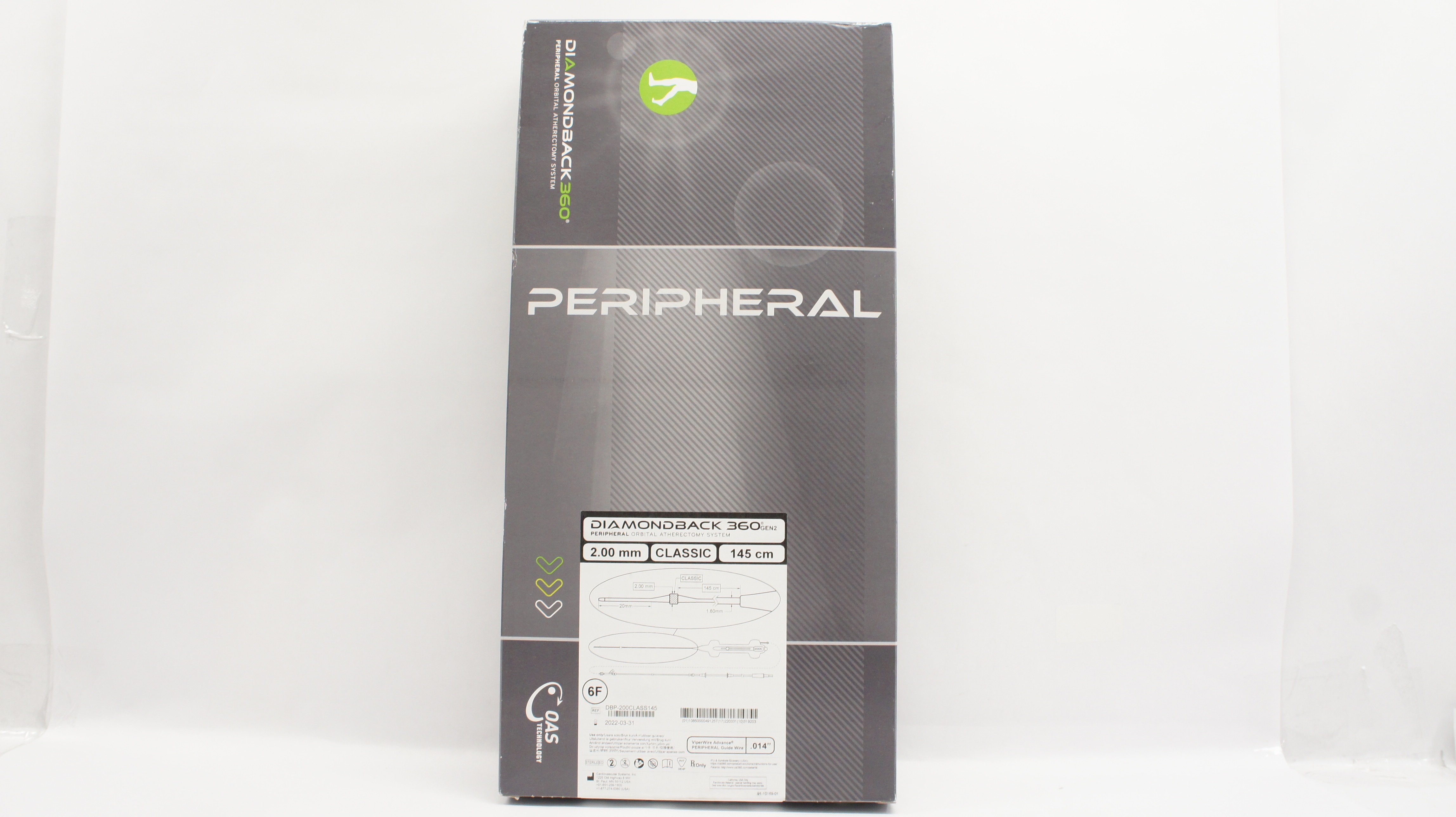 Cardiovascular Systems DBP-200CLASS145 Peripheral Orbital Atherectomy System (x)