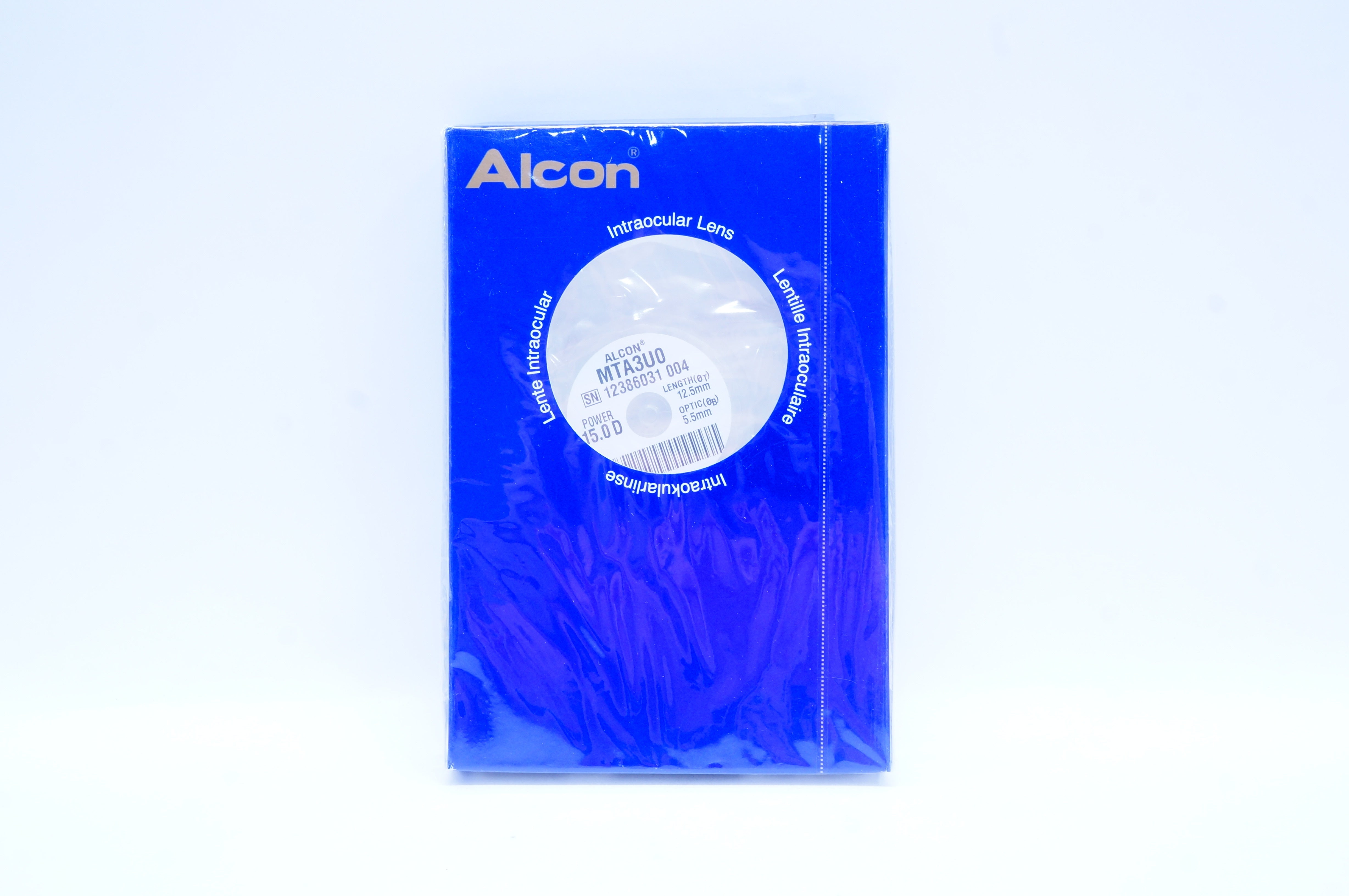 Alcon Laboratories MTA3U0 Intraocular Lens  15.0 D x 5.5mm x 12.5mm (x)