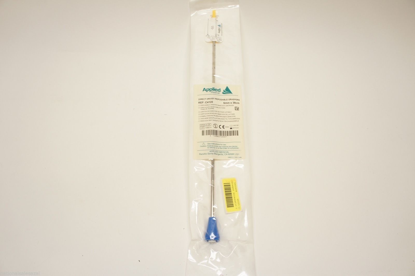 C4120 ~ Applied Medical Reposable Graspers 5mm x 38cm (x)