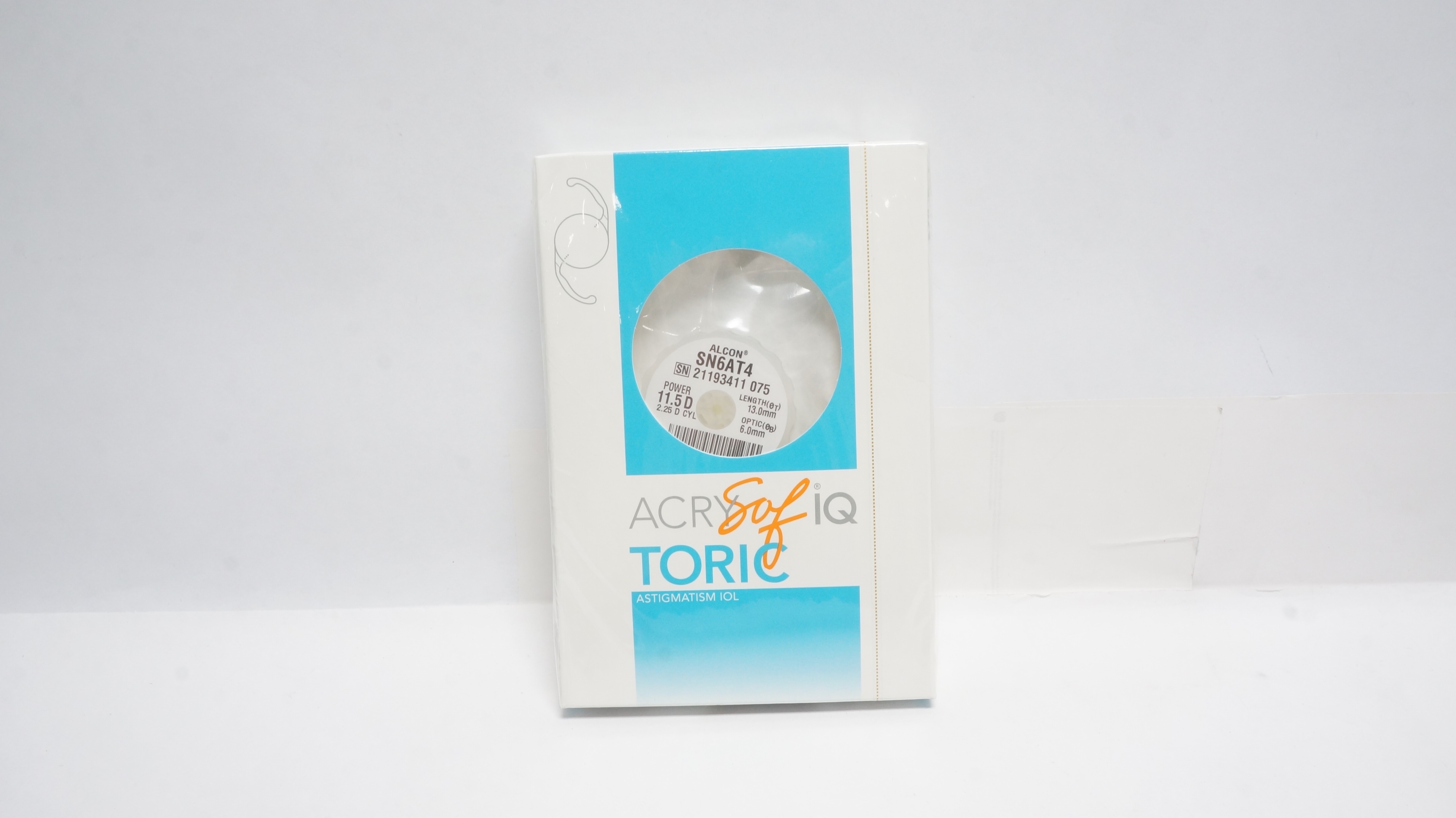 Alcon SN6AT4 AcrySof IQ Toric Astigmatism IOL 11.5 D CYL 13.0mm x 6.0mm
