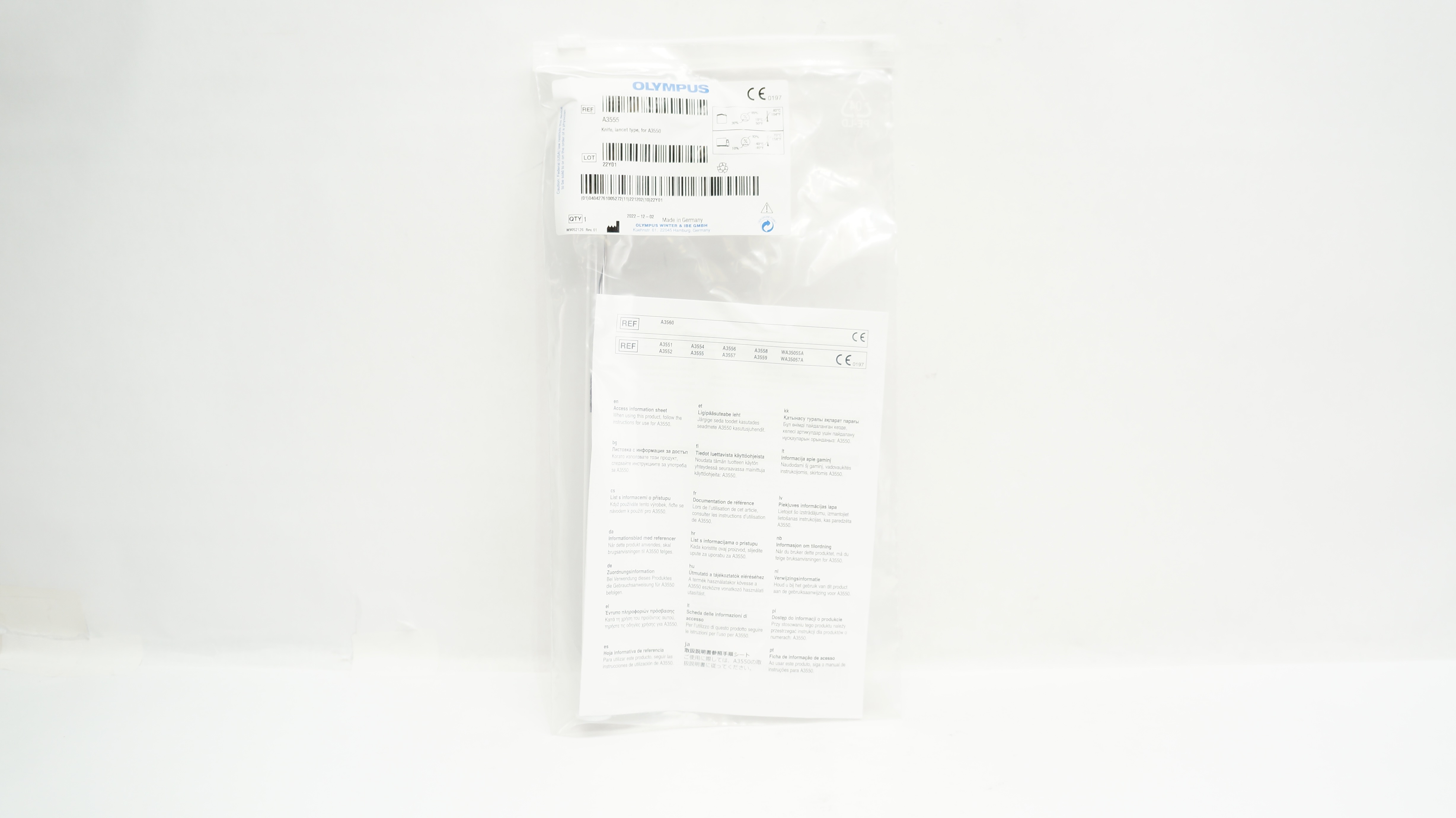 Olympus A3555 Lancet Type Knife