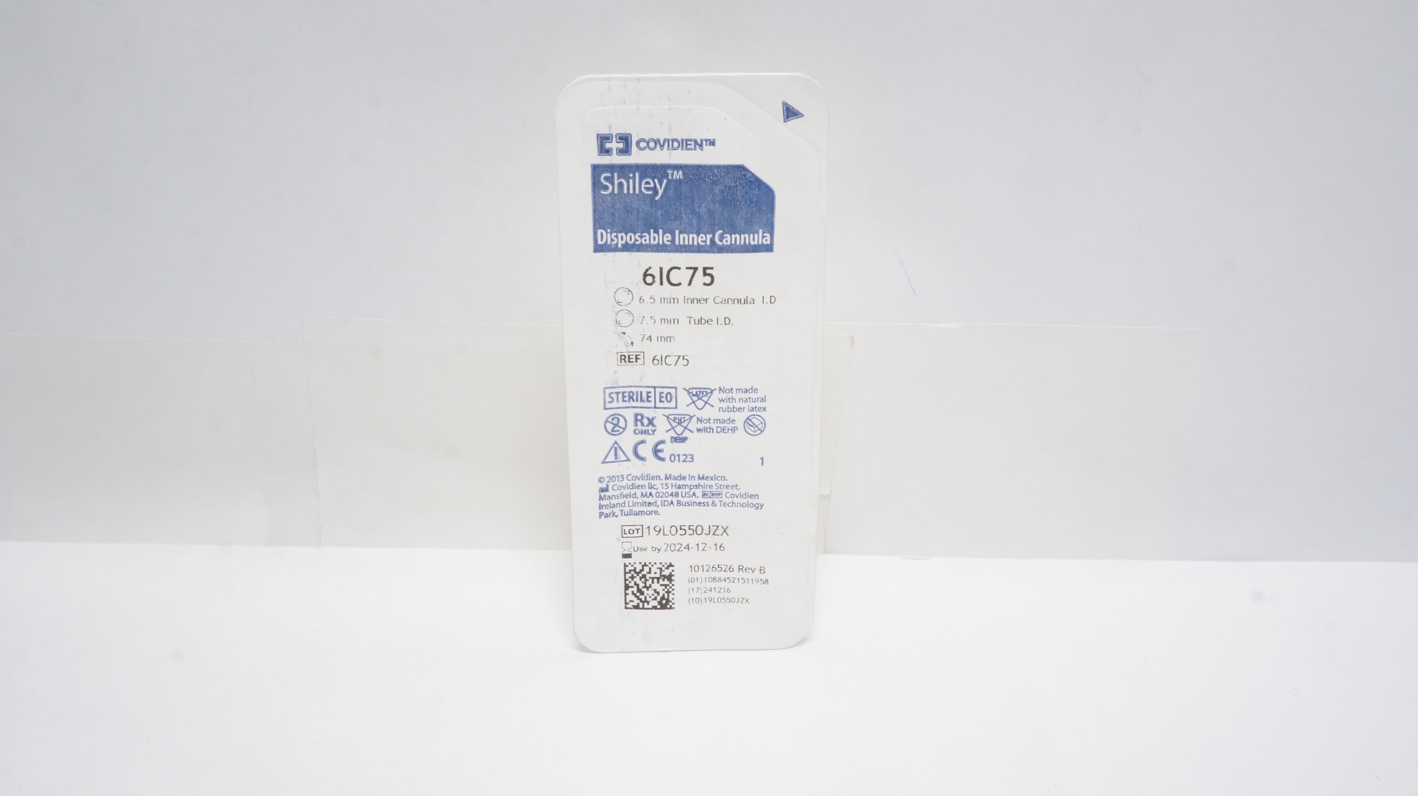 Covidien 6IC75 Shiley Disposable Inner Cannula 6.5ID x 7.5ID x 74mm (x)