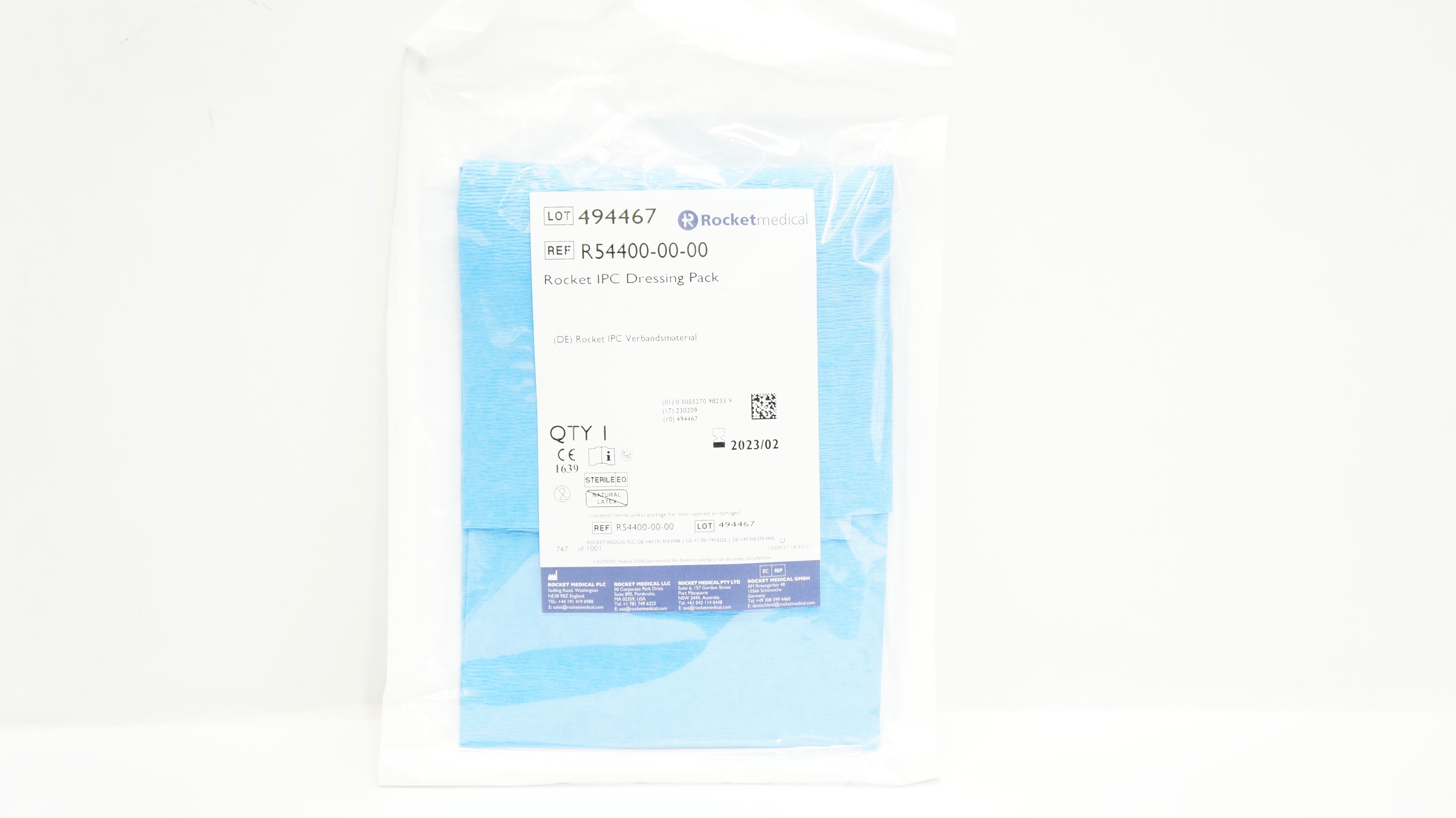 Rocket Medical R54400-00-00 IPC Dressing Pack (x)