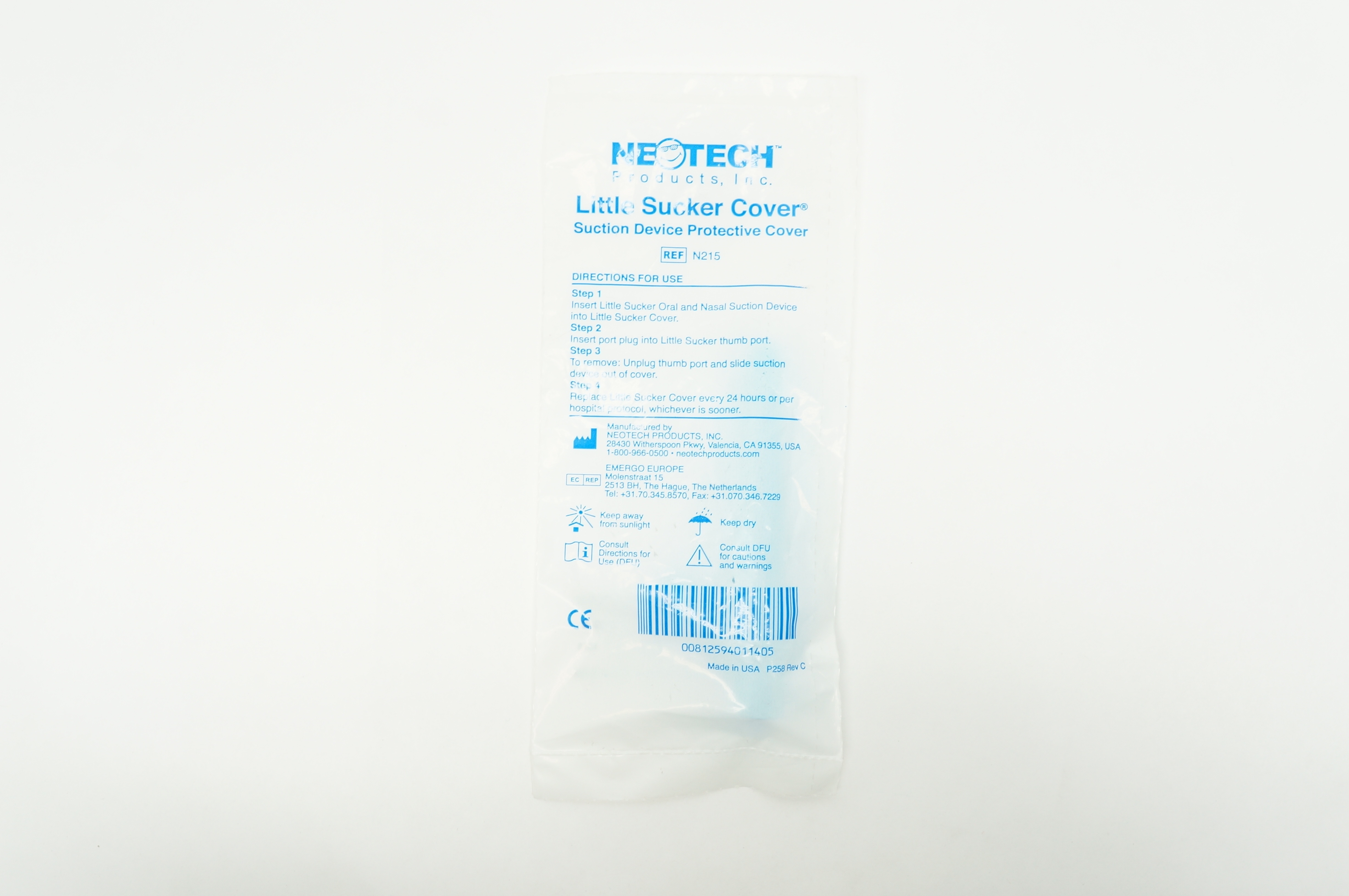 Neotech N215 Little Sucker Cover Suction Device Protective Cover