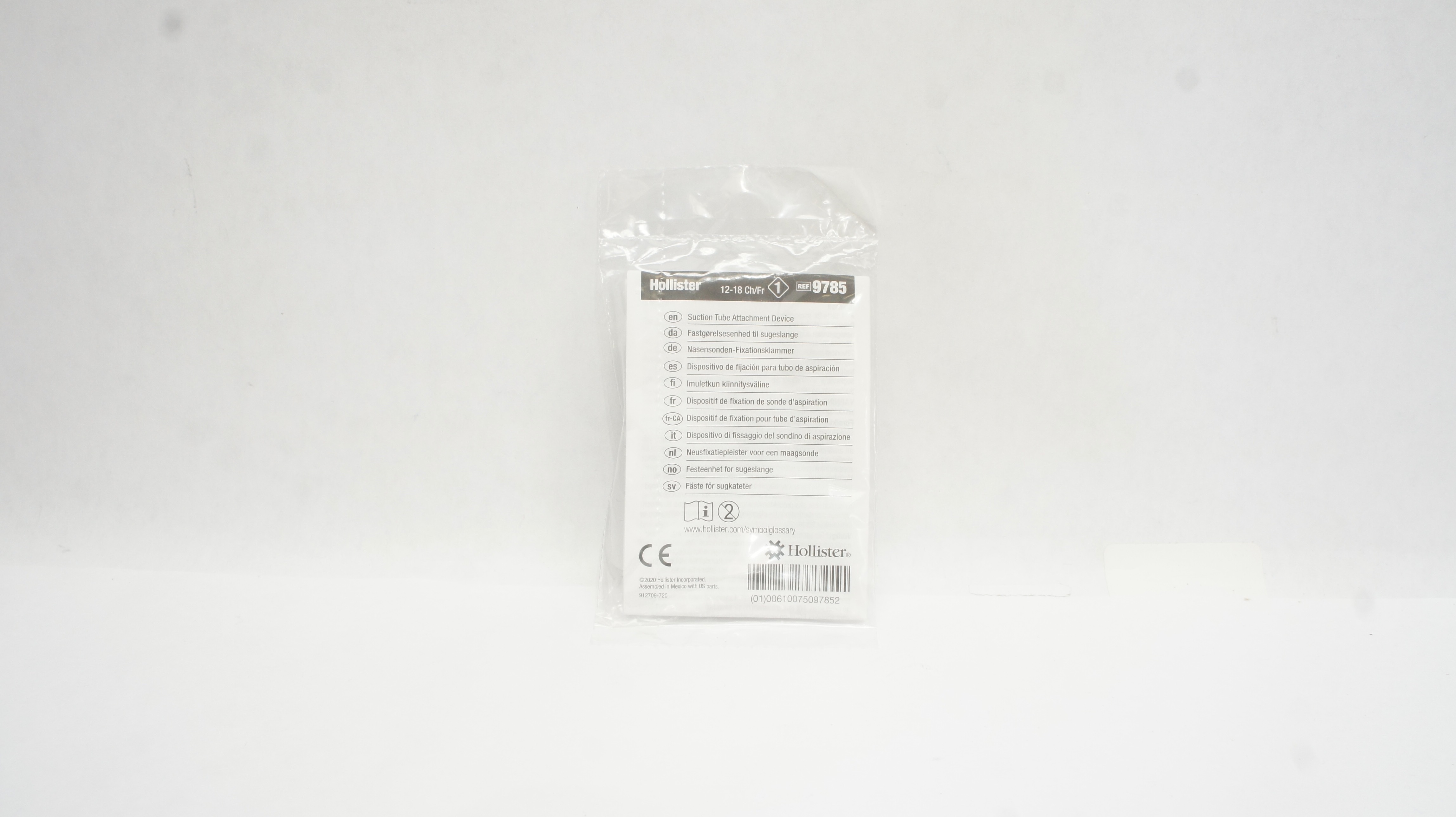 Hollister 9785 Suction Tube Attachement Device 12-18 Ch/Fr