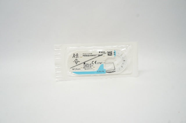 Ethicon 623 2-0 Perma-Hand Silk Stre KS 60mm Straight Reverse Cutting, 30 inch