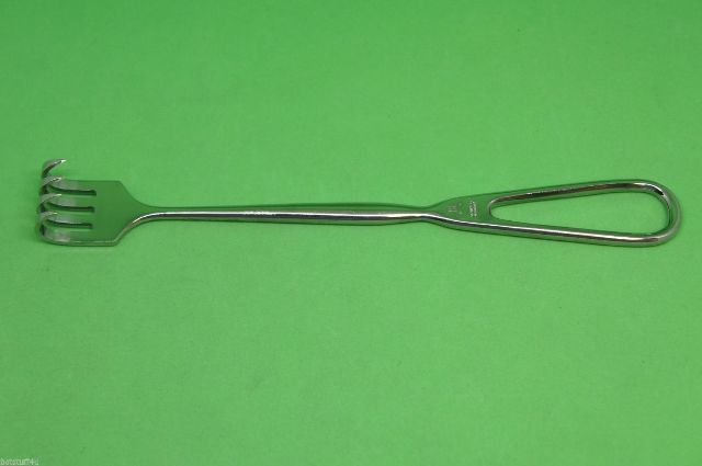Holco Retractor General Oper Volkman 4 Sharp Prong Loop Handle 8.5inch Sz