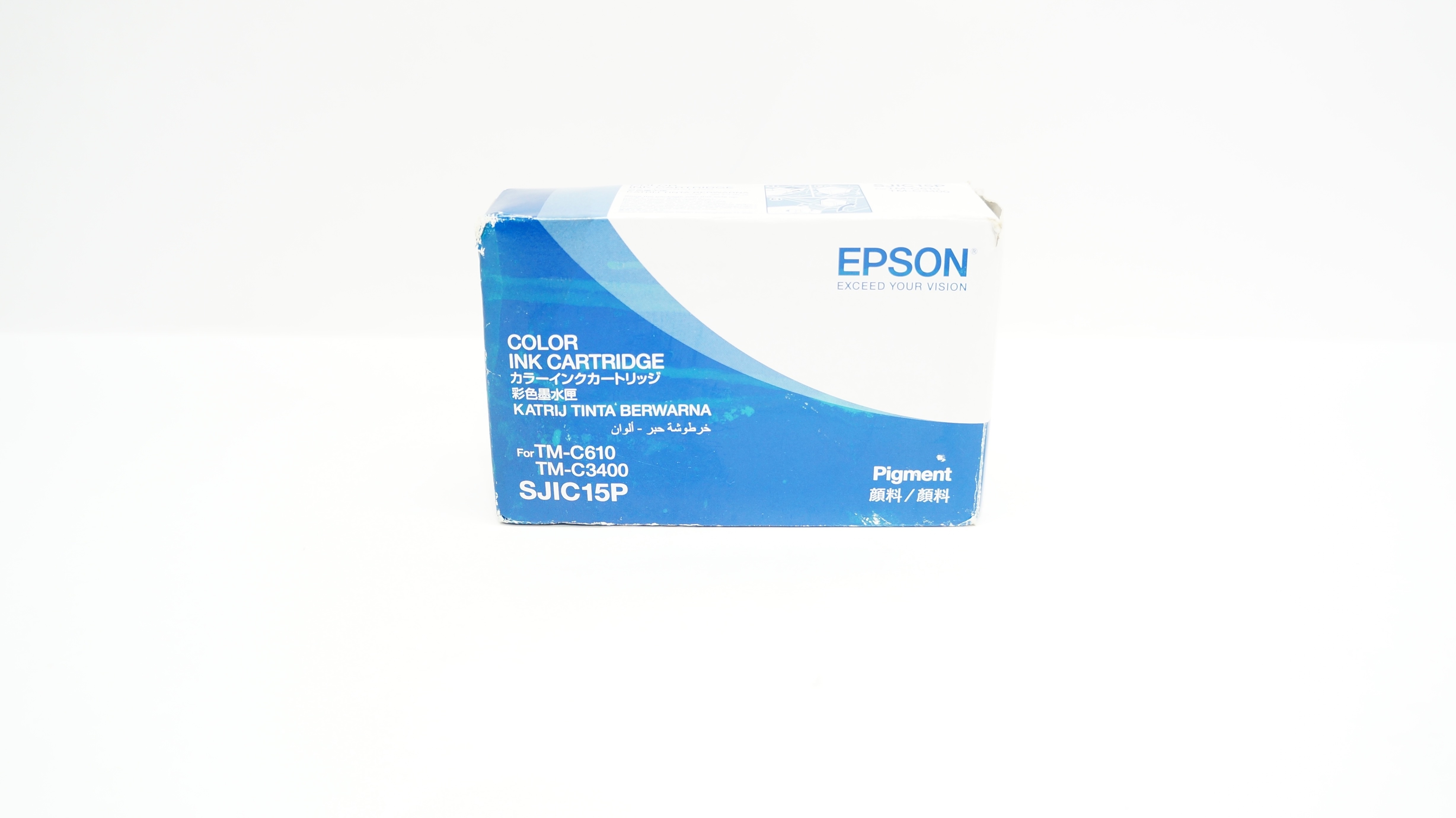 Epson SJIC15P Color Ink Cartridge Pigment For TM-C610, TM-C3400 (x)