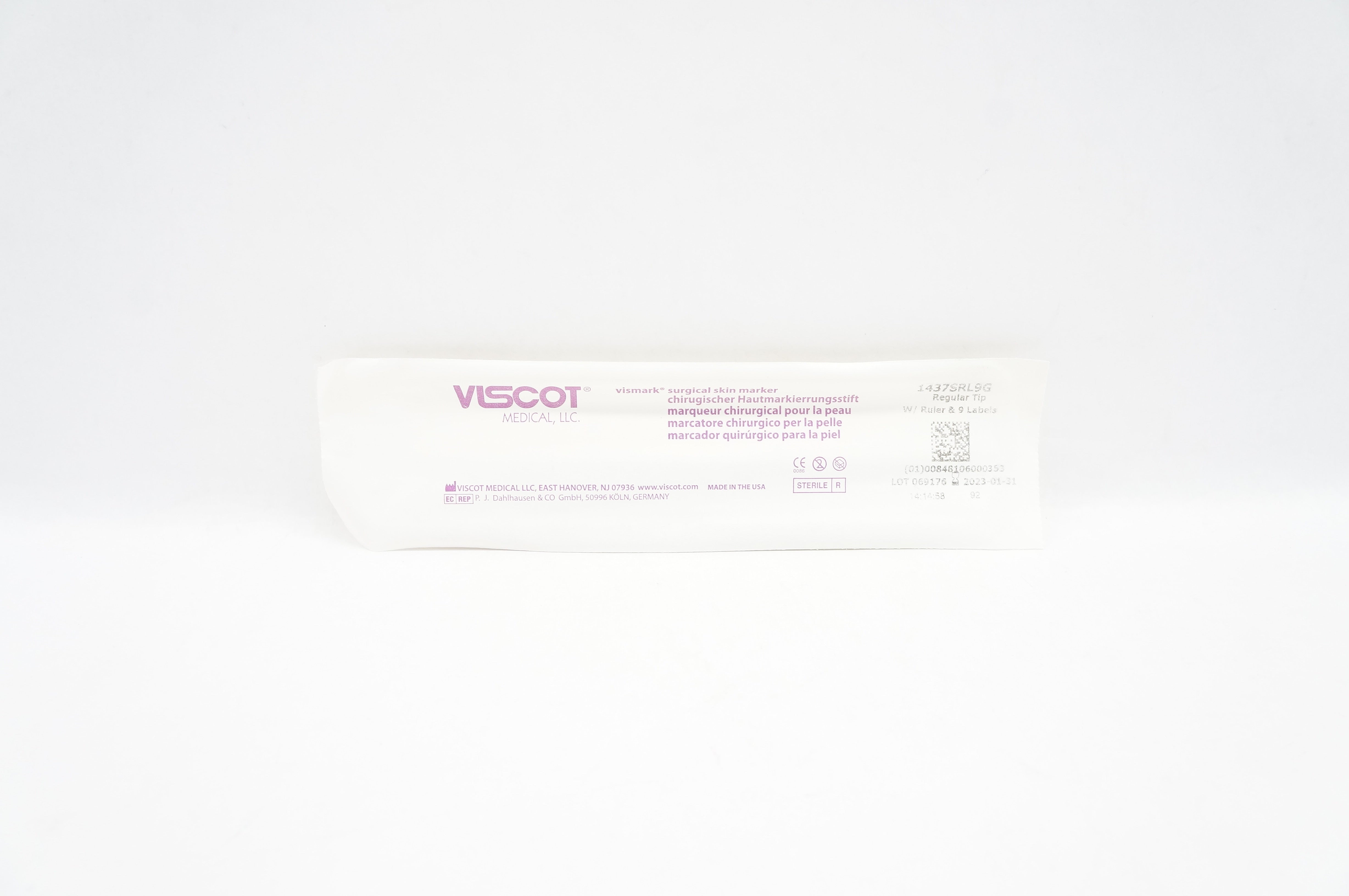 Viscot 1437SRL9G Vismark Surgical Skin Marker Regular Tip