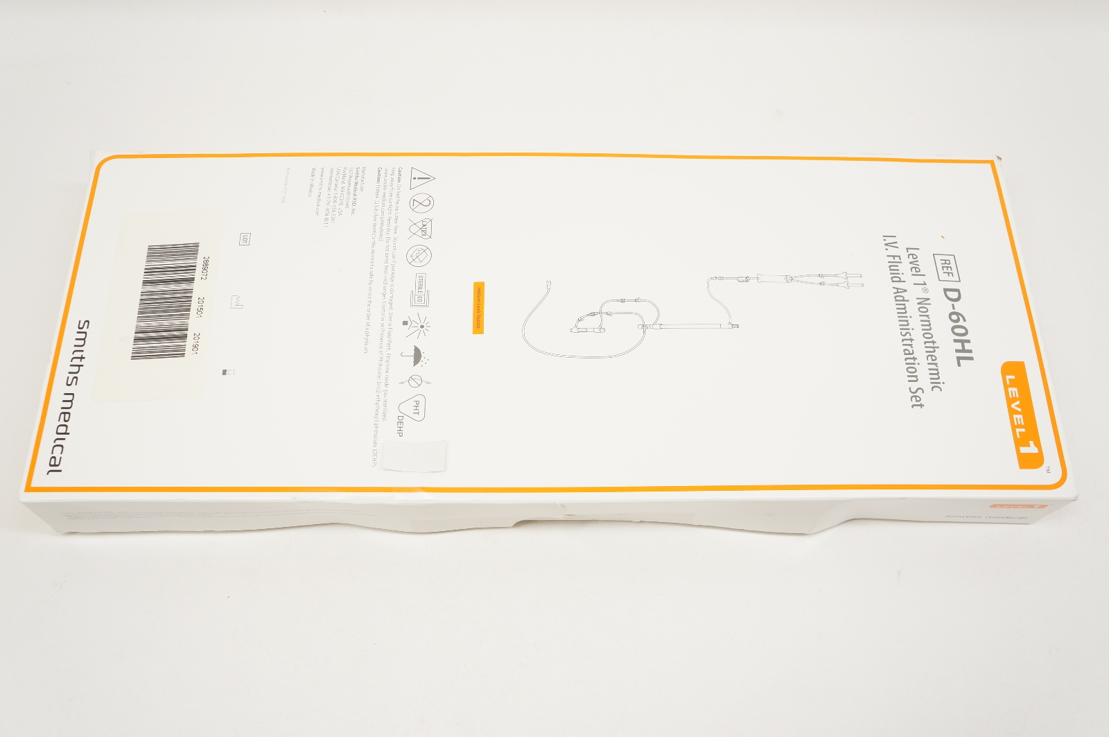 Smiths Medical D-60HL Level 1 Normothermic I.V. Fluid Administration Set (x)