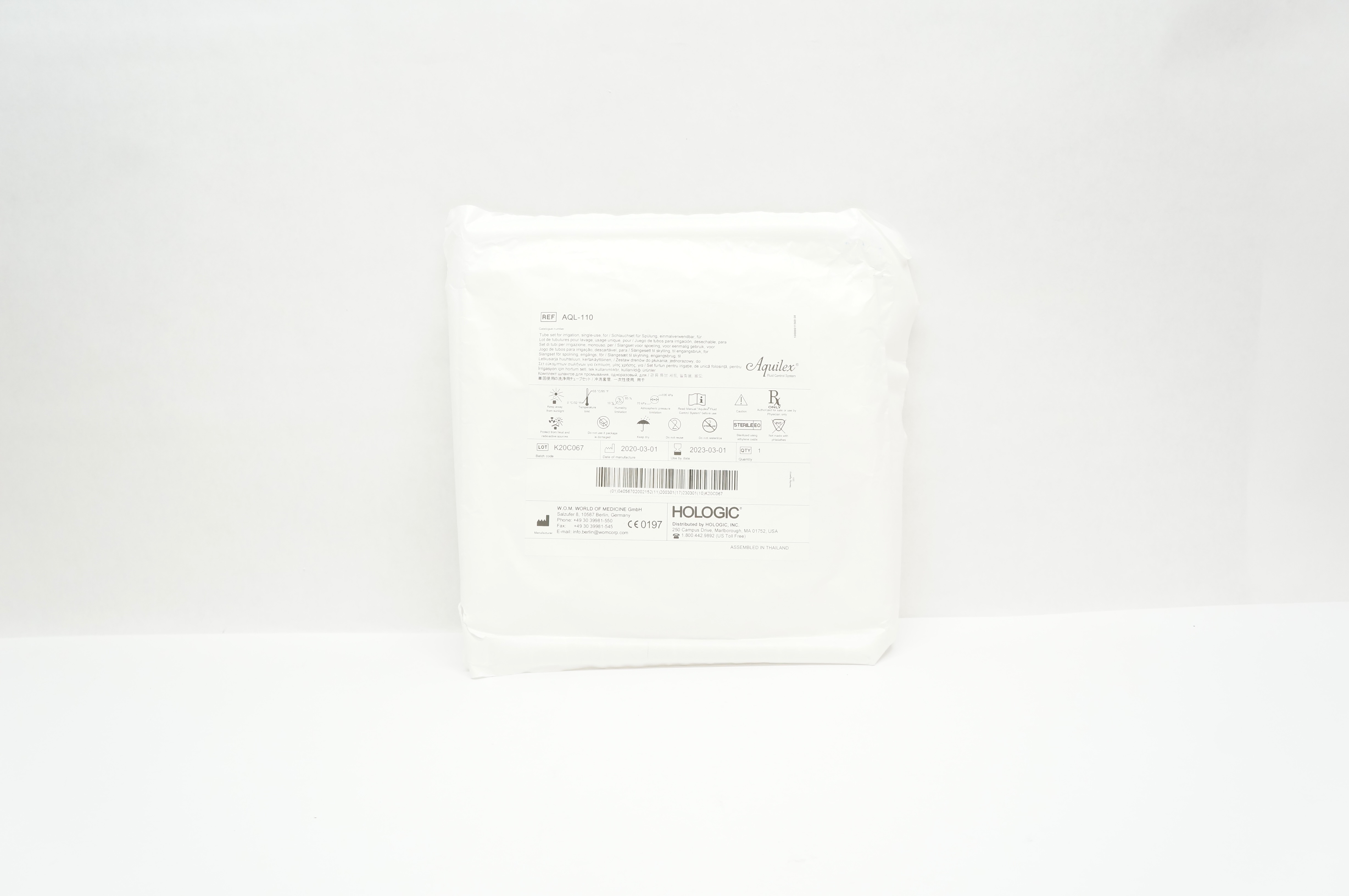 W.O.M.  AQL-110 Aquilex Tube Set For Irrigation (x)