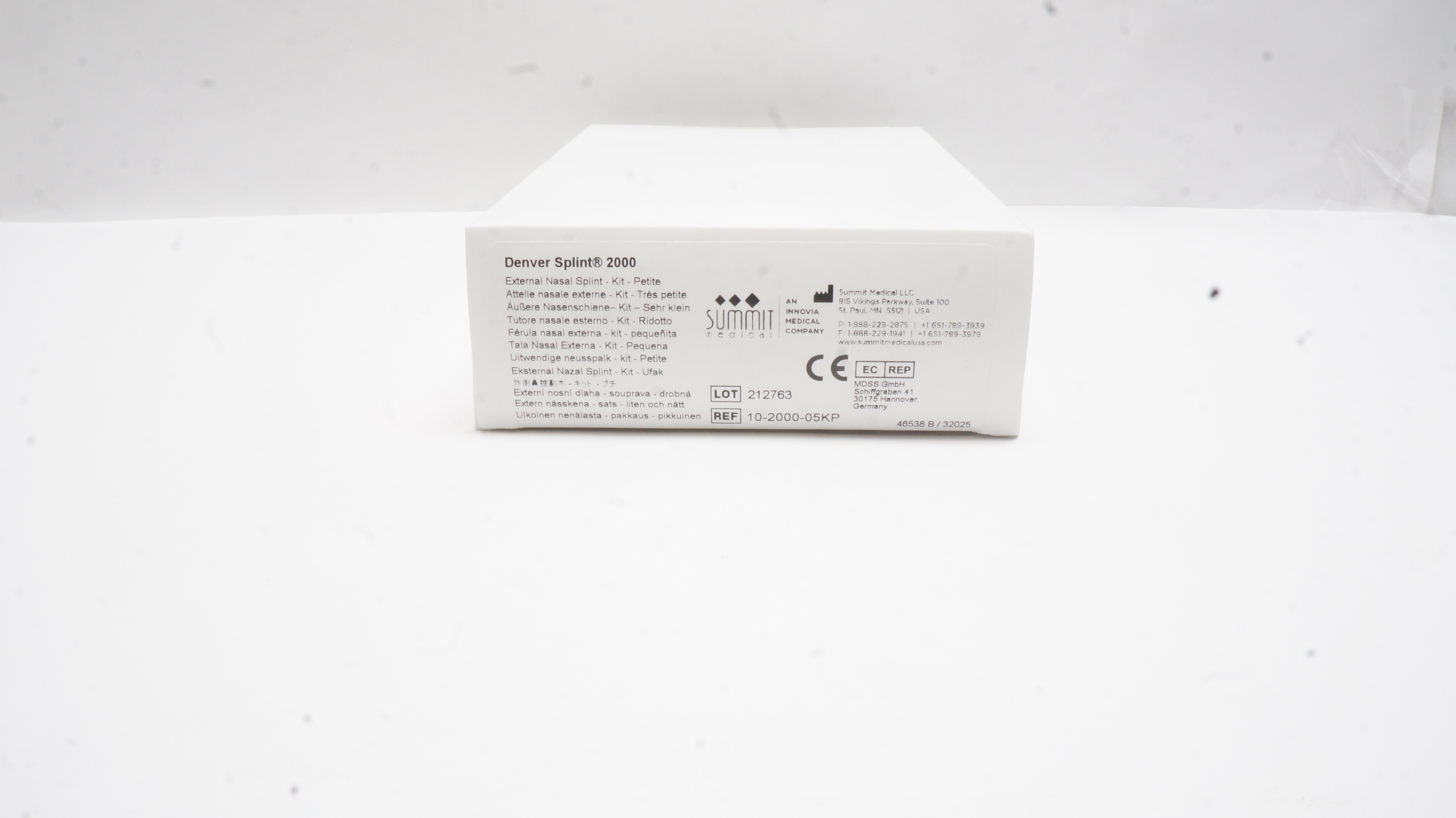 Summit Medical 10-2000-05KP Denver Splint 2000 External Nasal Kit (x) - Box of 5