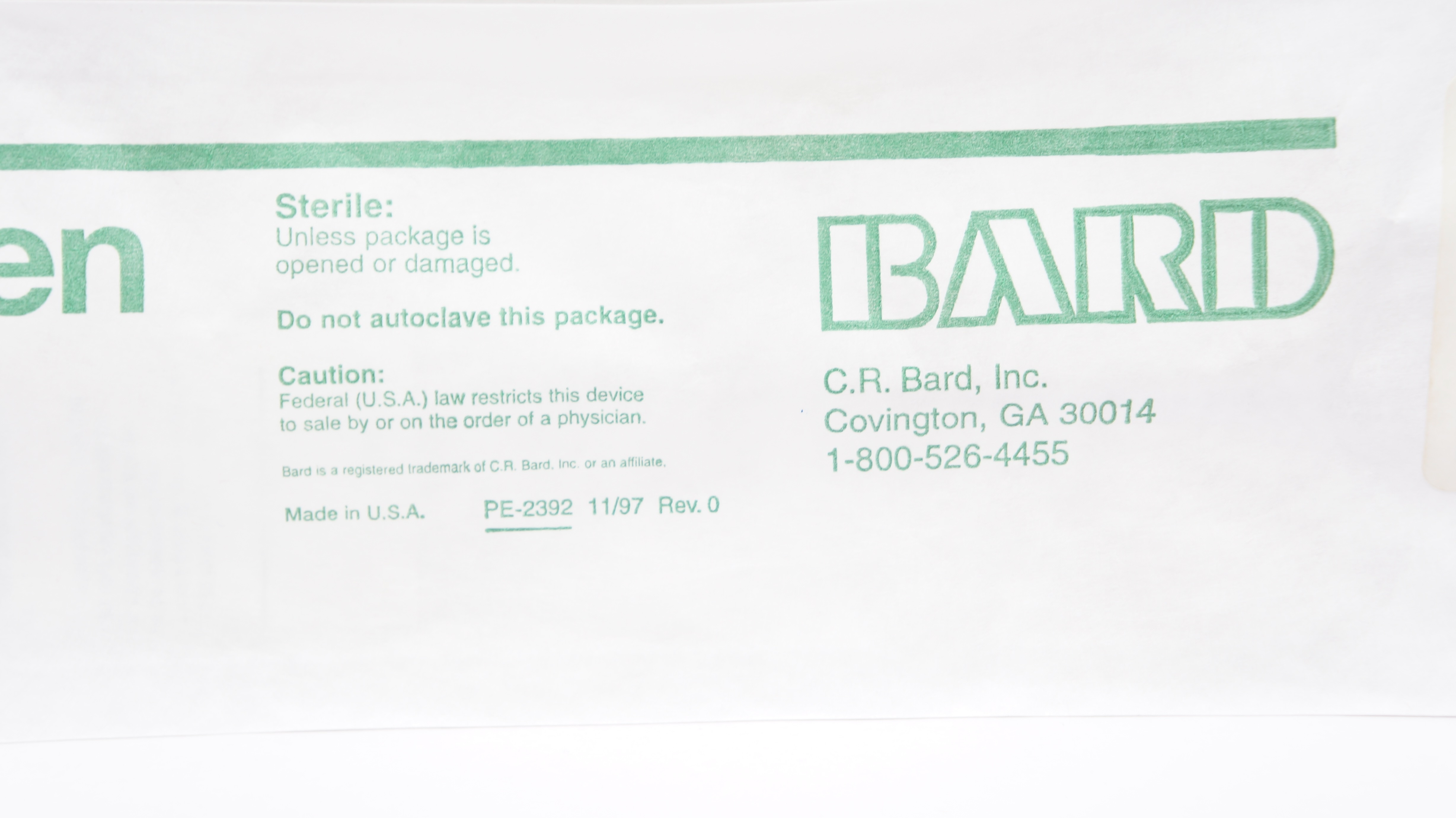 Bard 021512 Woven Phillips Follower Urethral Cath. 12Fr